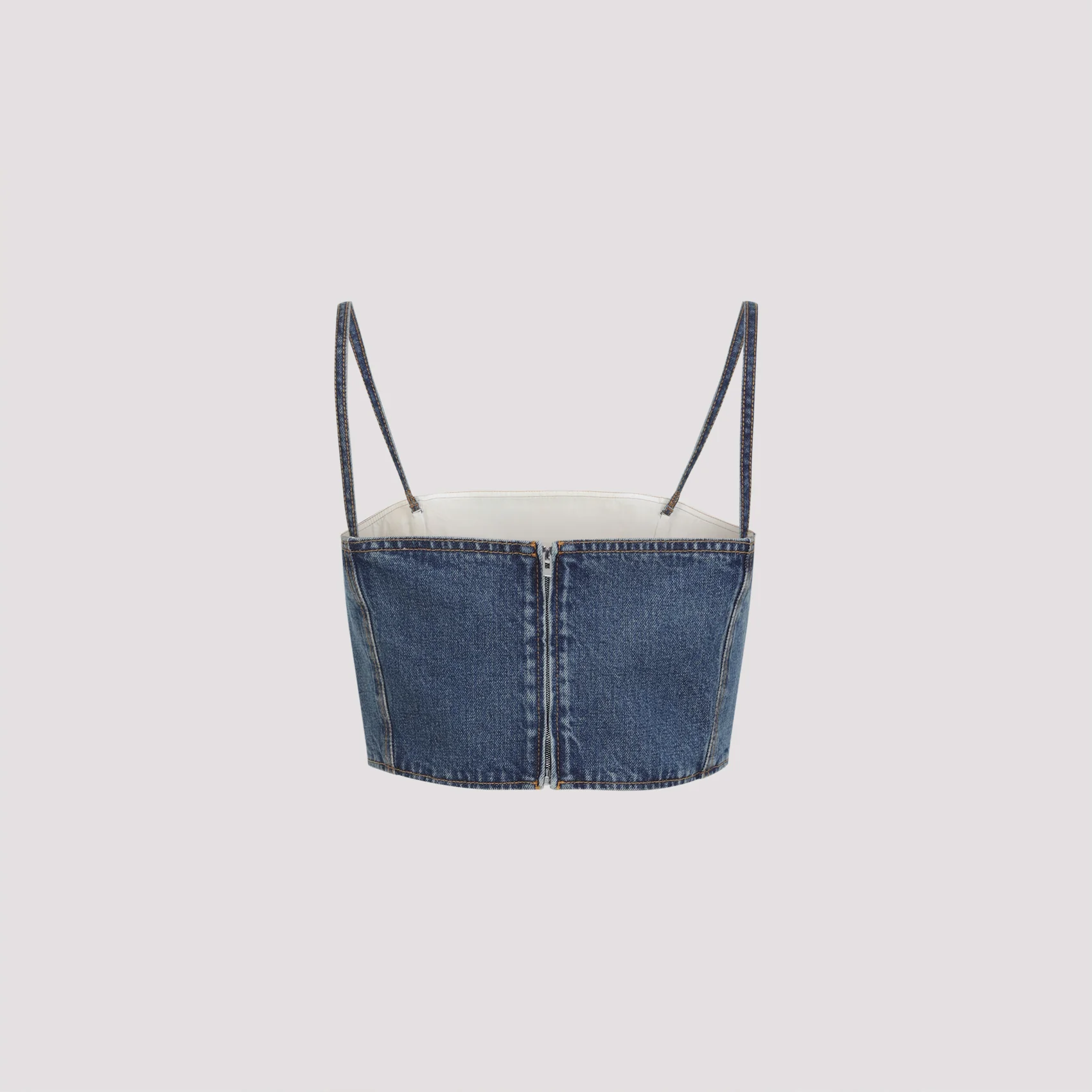 Azzedine Alaïa Elegant Cotton Bustier Top - Image 4