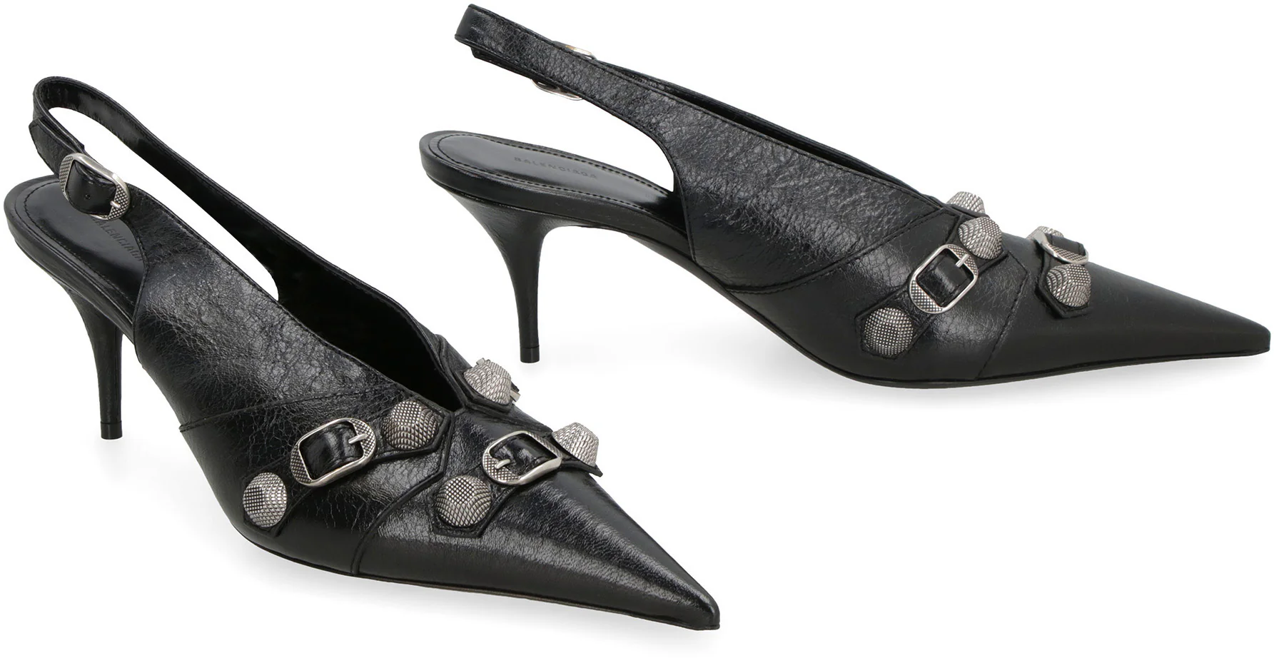 BALENCIAGA Cagole 70mm Slingback Pumps - Image 3