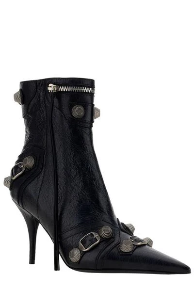 BALENCIAGA Cagole Leather Ankle Boots - Image 2