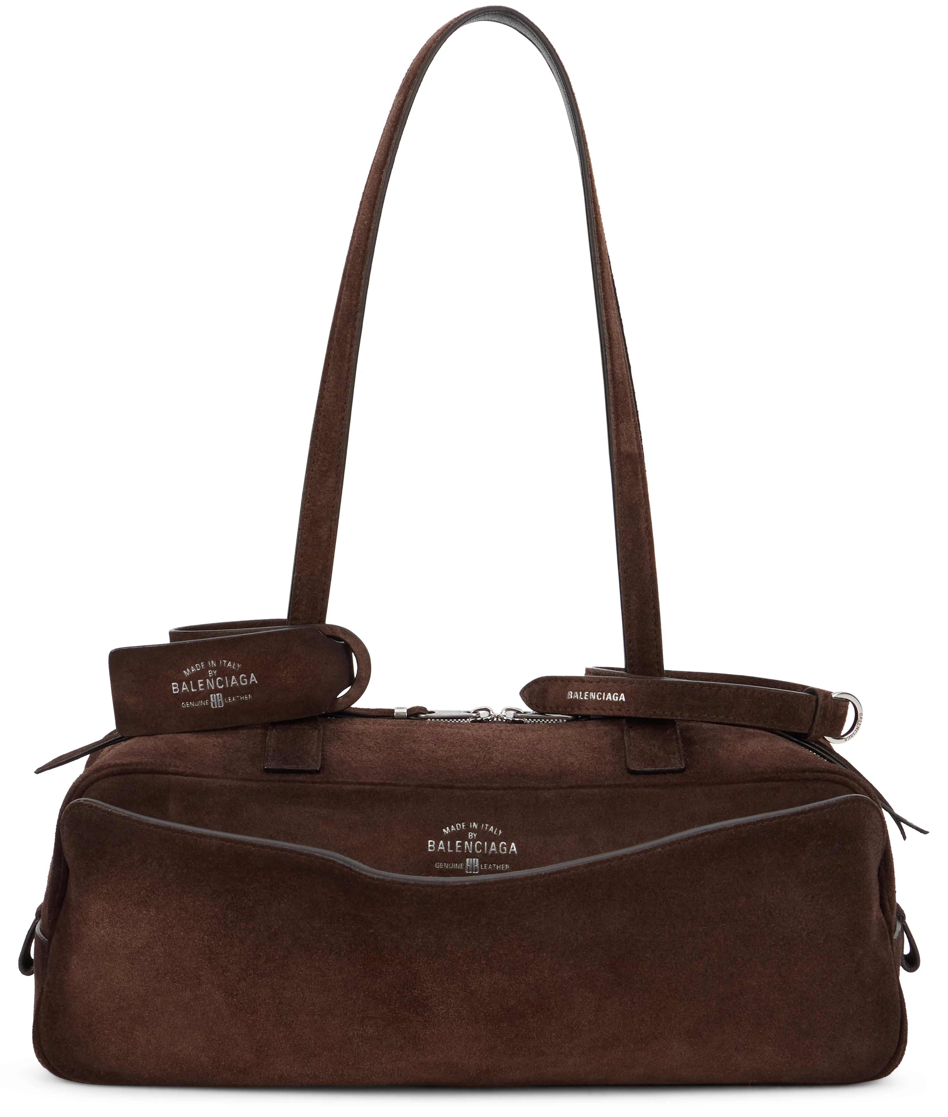 Balenciaga Carrie Small Leather Bowling Bag - Image 2