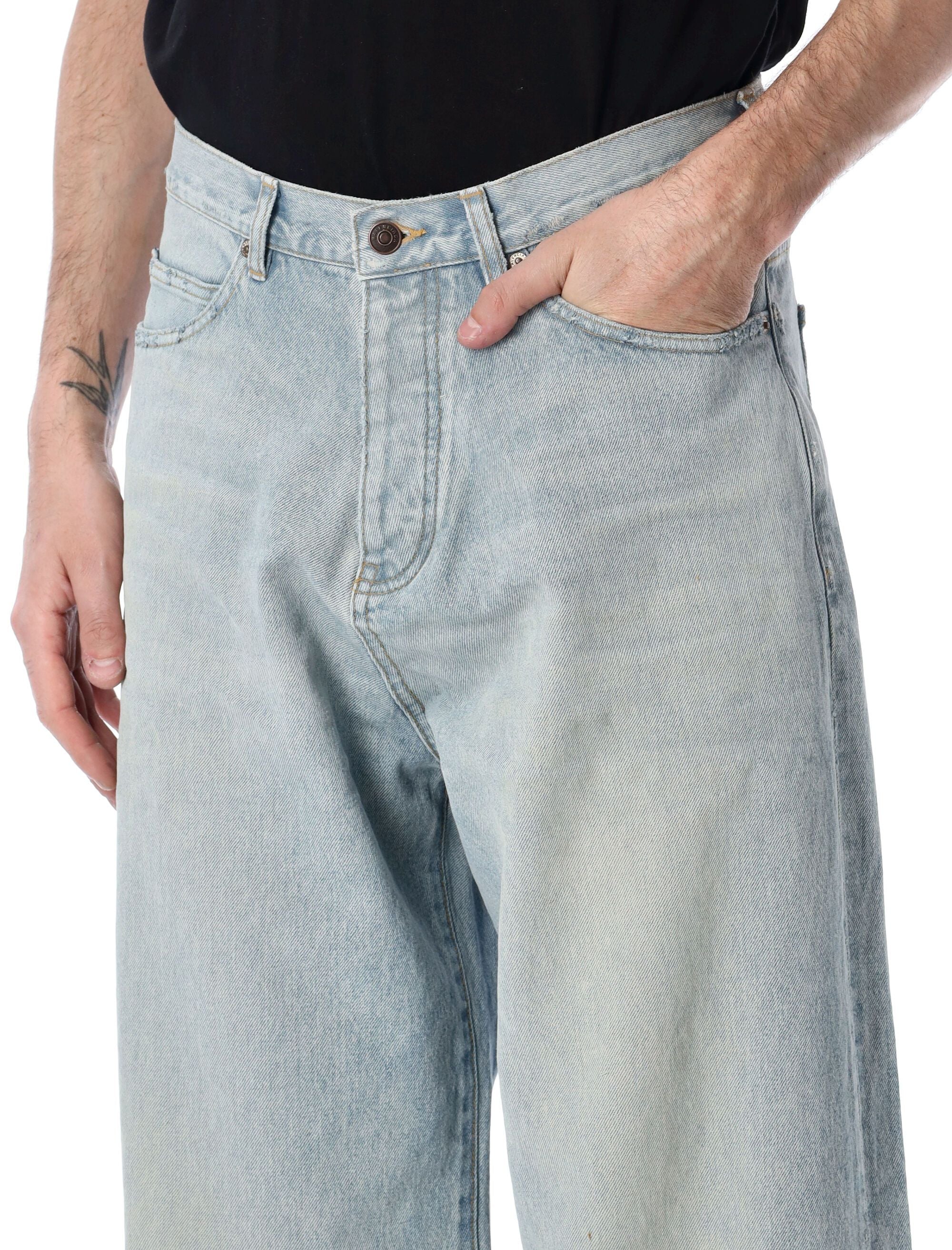 Balenciaga Classic Cotton Jeans for Men - Image 3