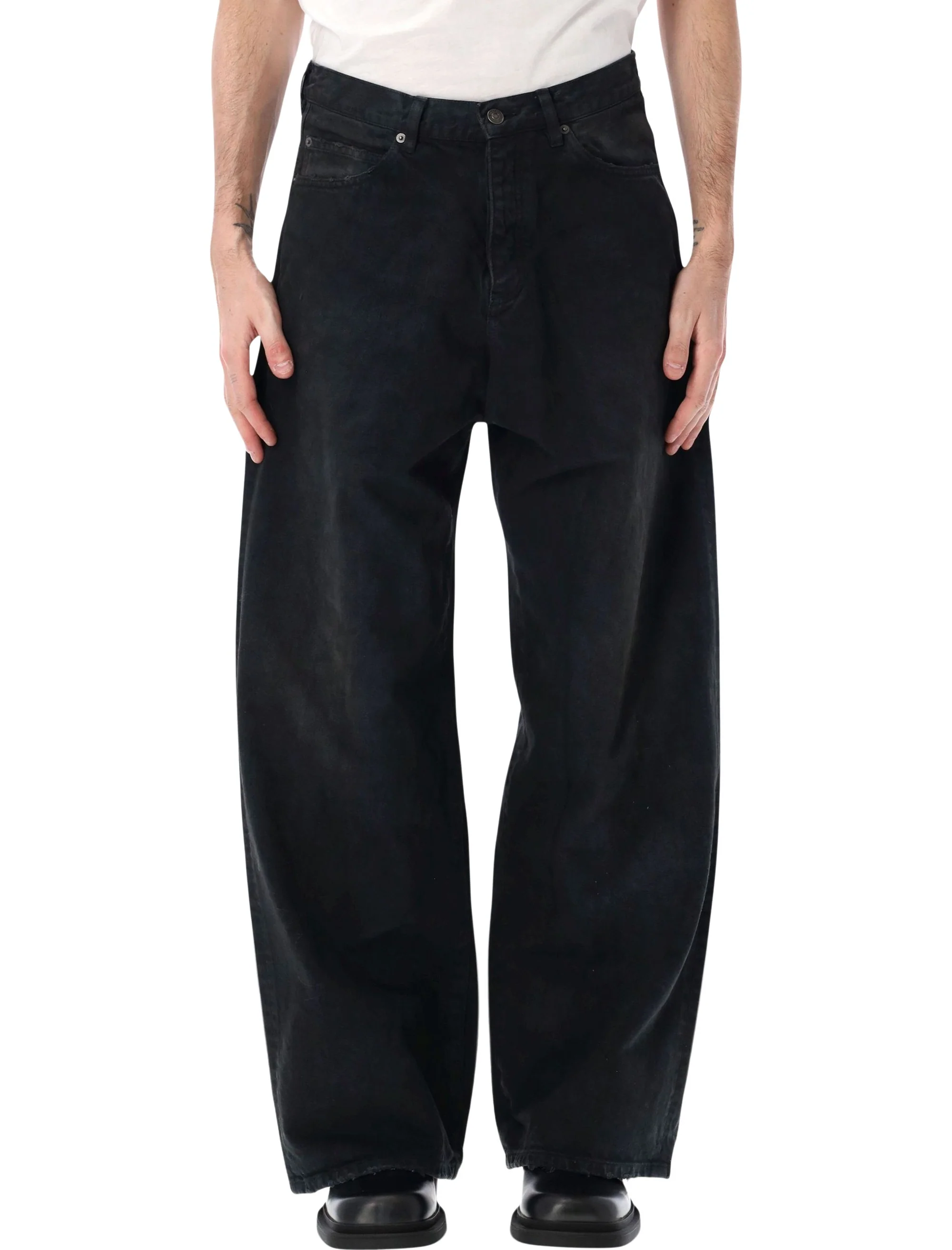 Balenciaga Classic High Waist Wide-Leg Pants - Size M