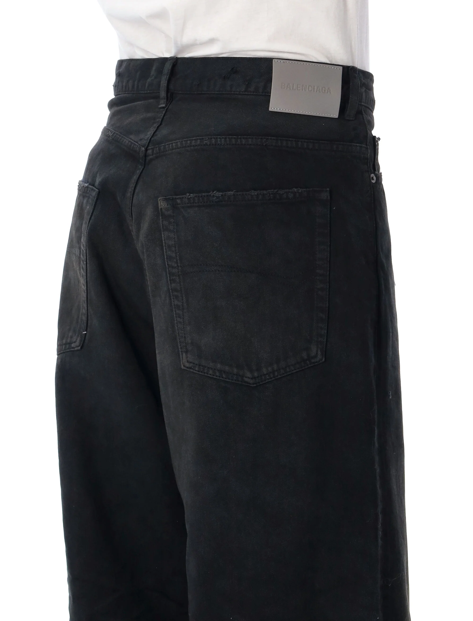 Balenciaga Classic High Waist Wide-Leg Pants - Size M - Image 3