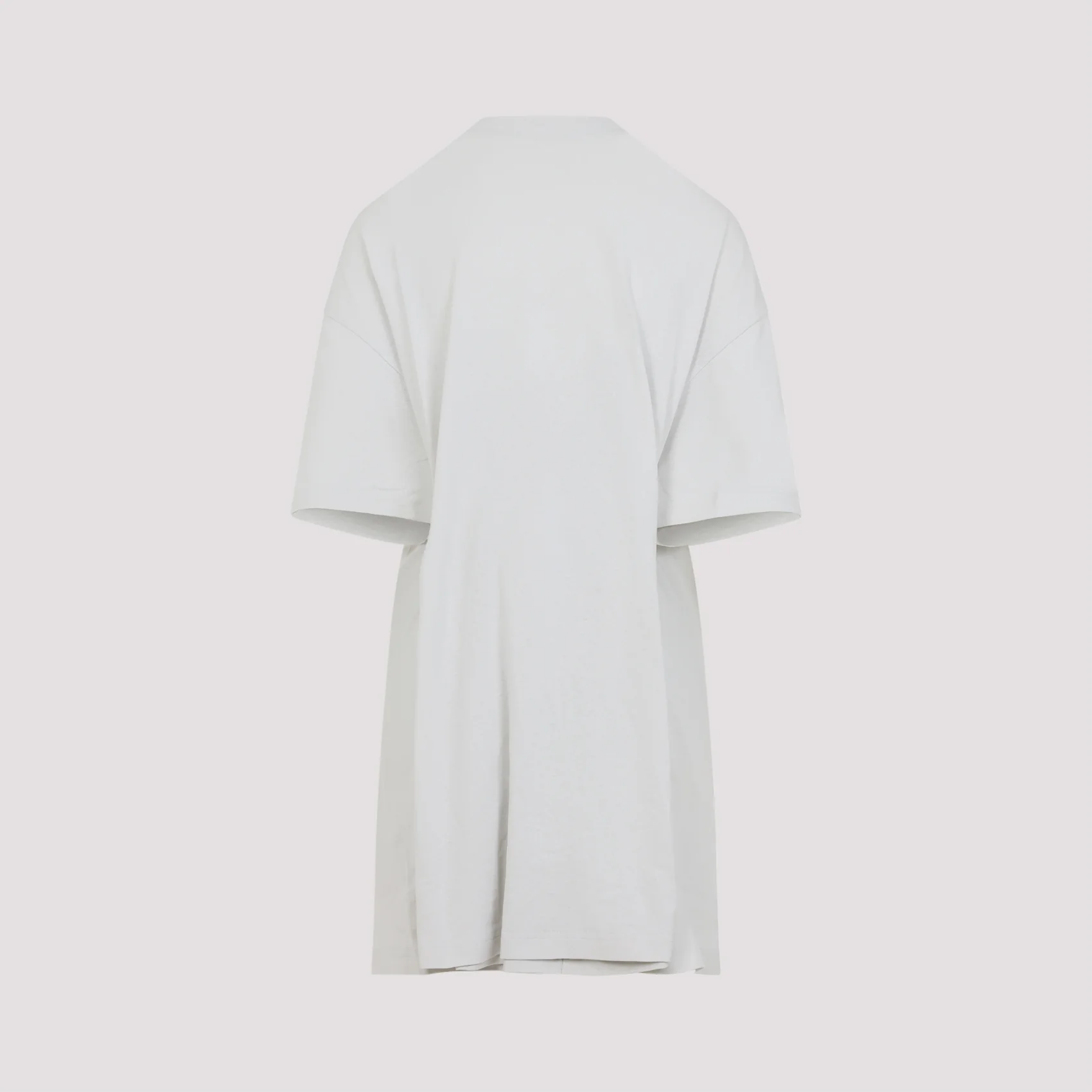 Balenciaga Cotton Jersey Semi Fitted Short Dress - Image 4