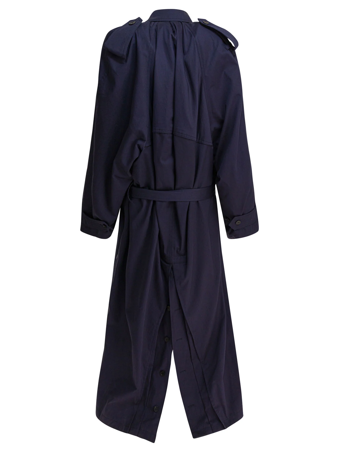 BALENCIAGA Cotton Oversize Trench Coat - Image 2