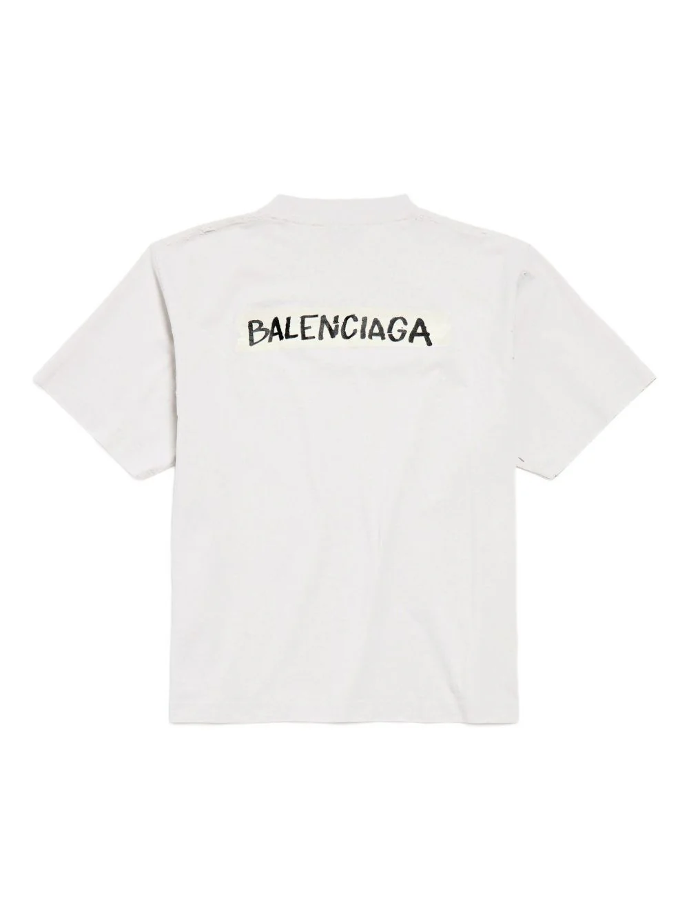 Balenciaga Cotton Round Neck T-Shirt for Women - Image 5