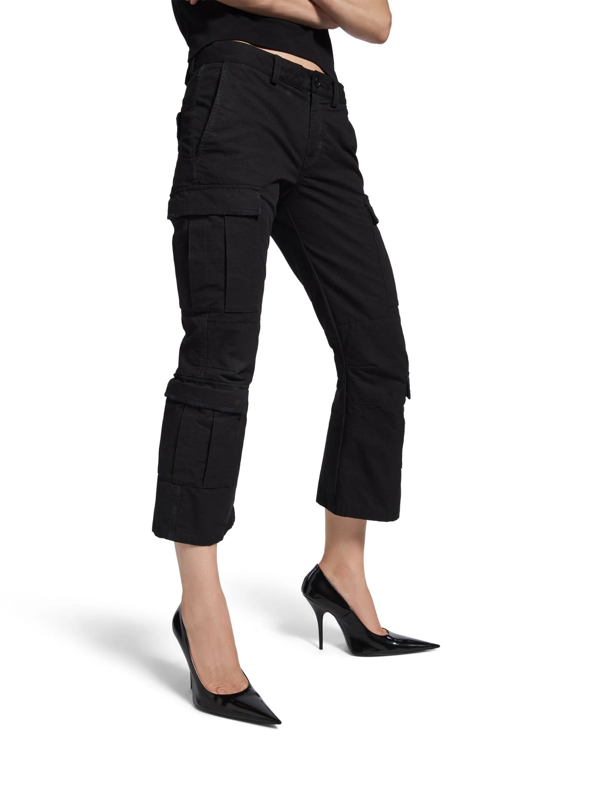 Balenciaga Cropped Cargo Pants - Image 5