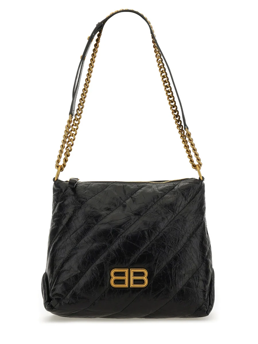 BALENCIAGA Crush Hobo S Leather Bag - Image 2