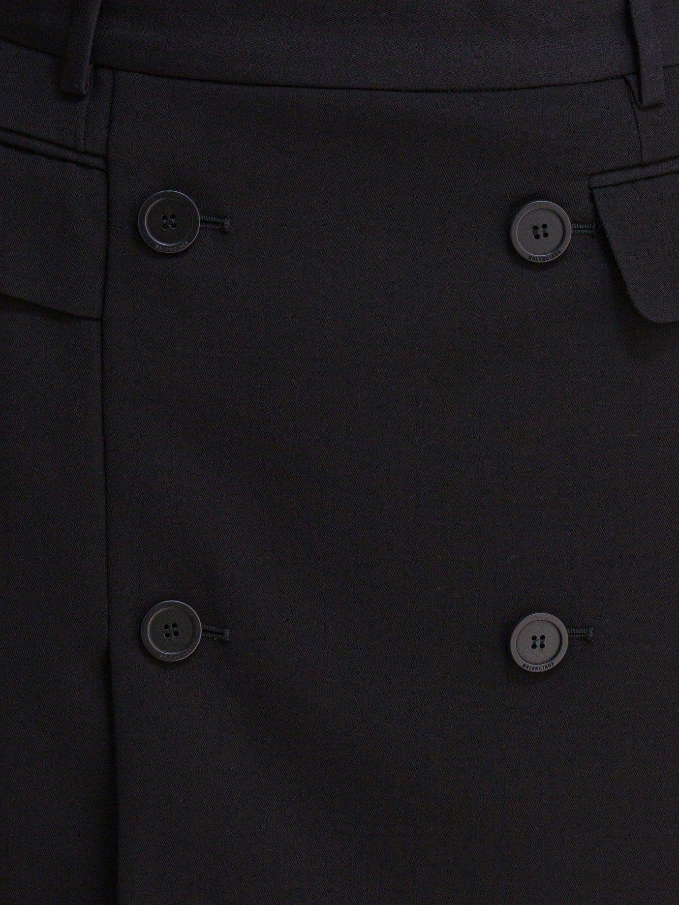 BALENCIAGA Decorative-buttons Mini Skirt - Image 3