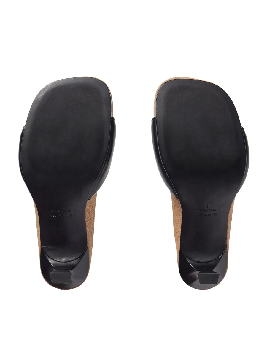 Balenciaga Domesticated Leather Sandals - Image 3
