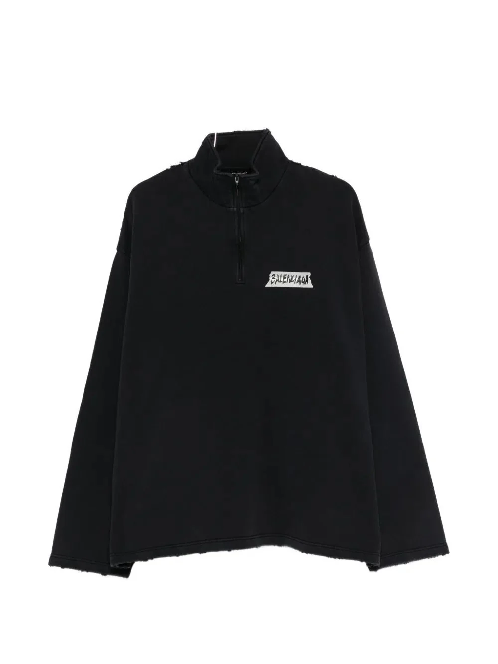 Balenciaga High Neck Half Zip Sweater for Men - Image 2
