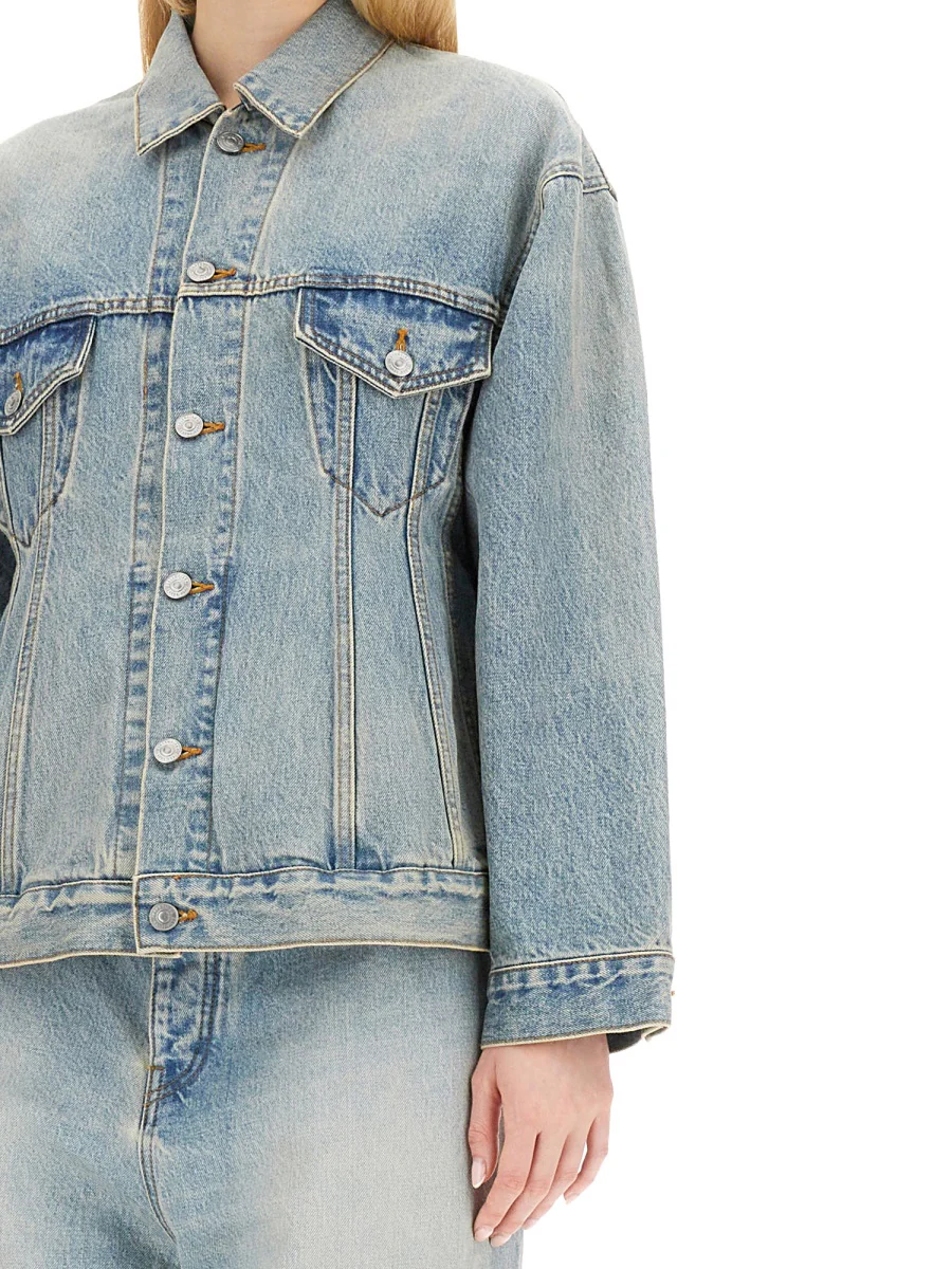BALENCIAGA Hourglass Jacket in Japanese Cotton Denim - Image 4