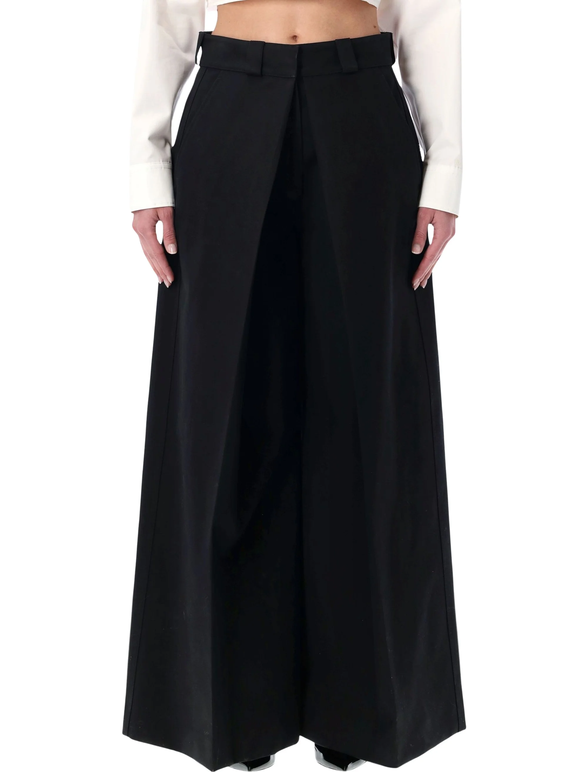 Balenciaga Inverted-pleat Trousers