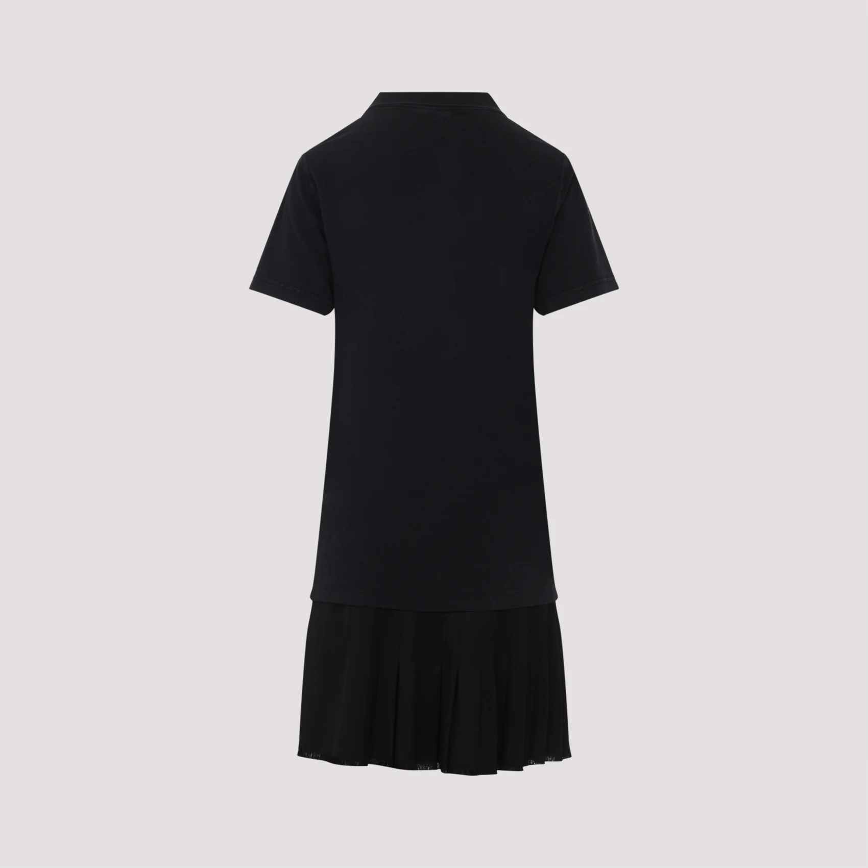 Balenciaga Layered Polo Cotton Mini Dress - Image 4