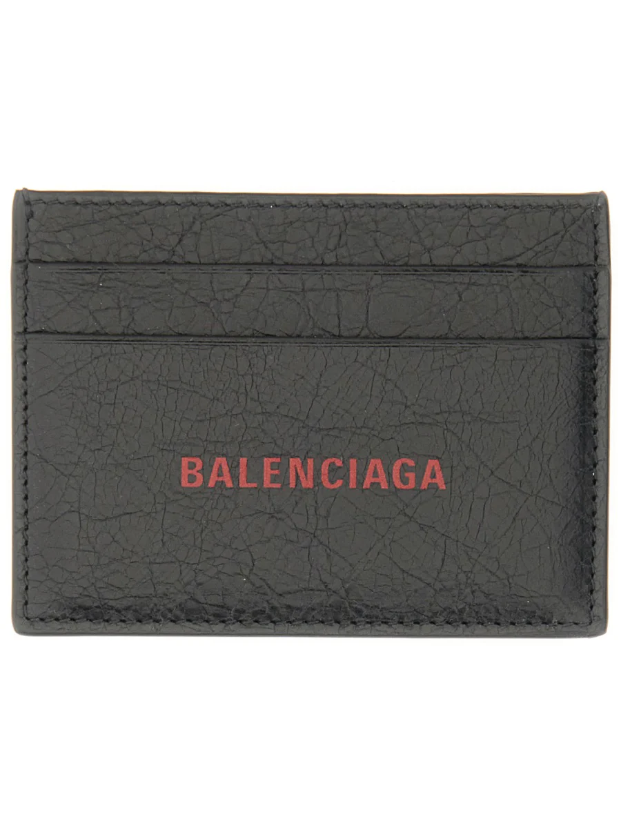 Balenciaga Leather Card Holder