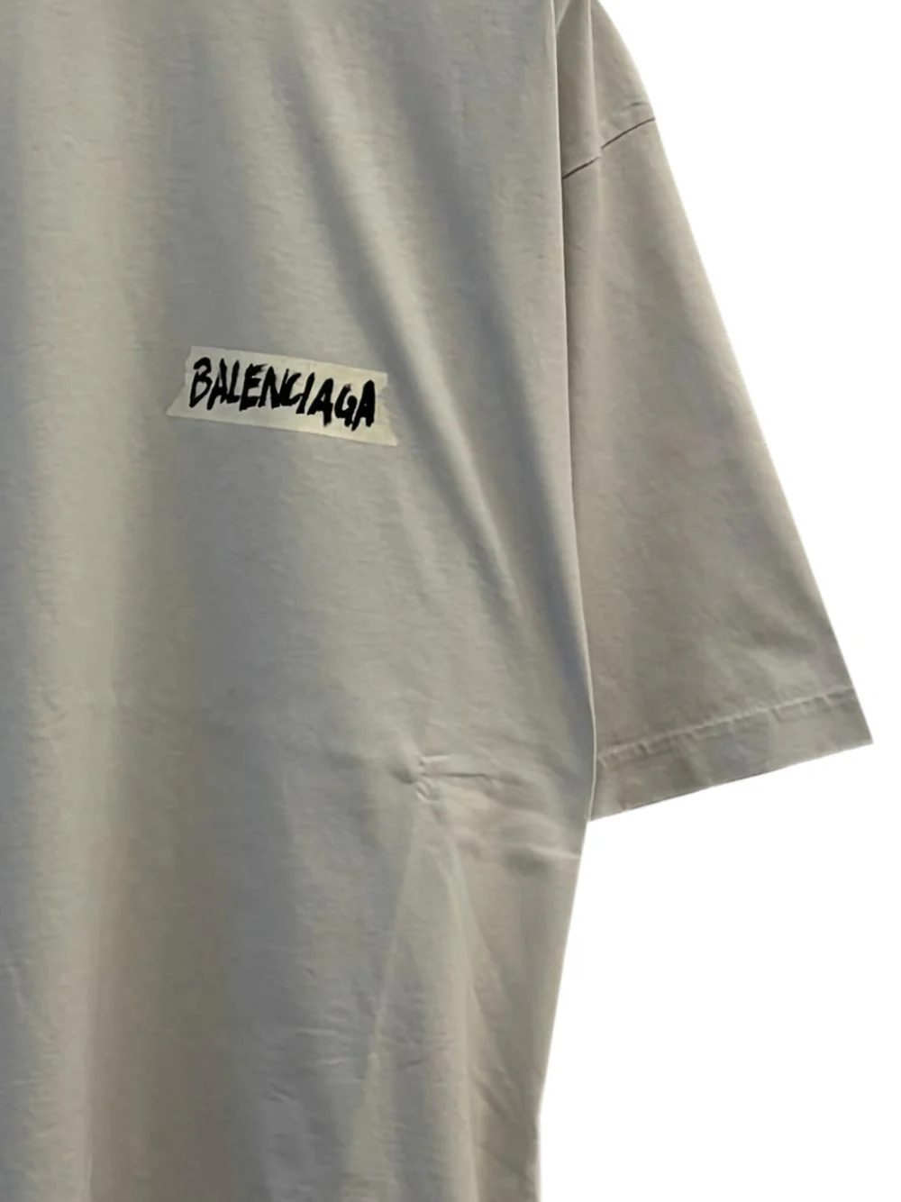 BALENCIAGA Masking Tape Medium Fit T-shirt - Image 5
