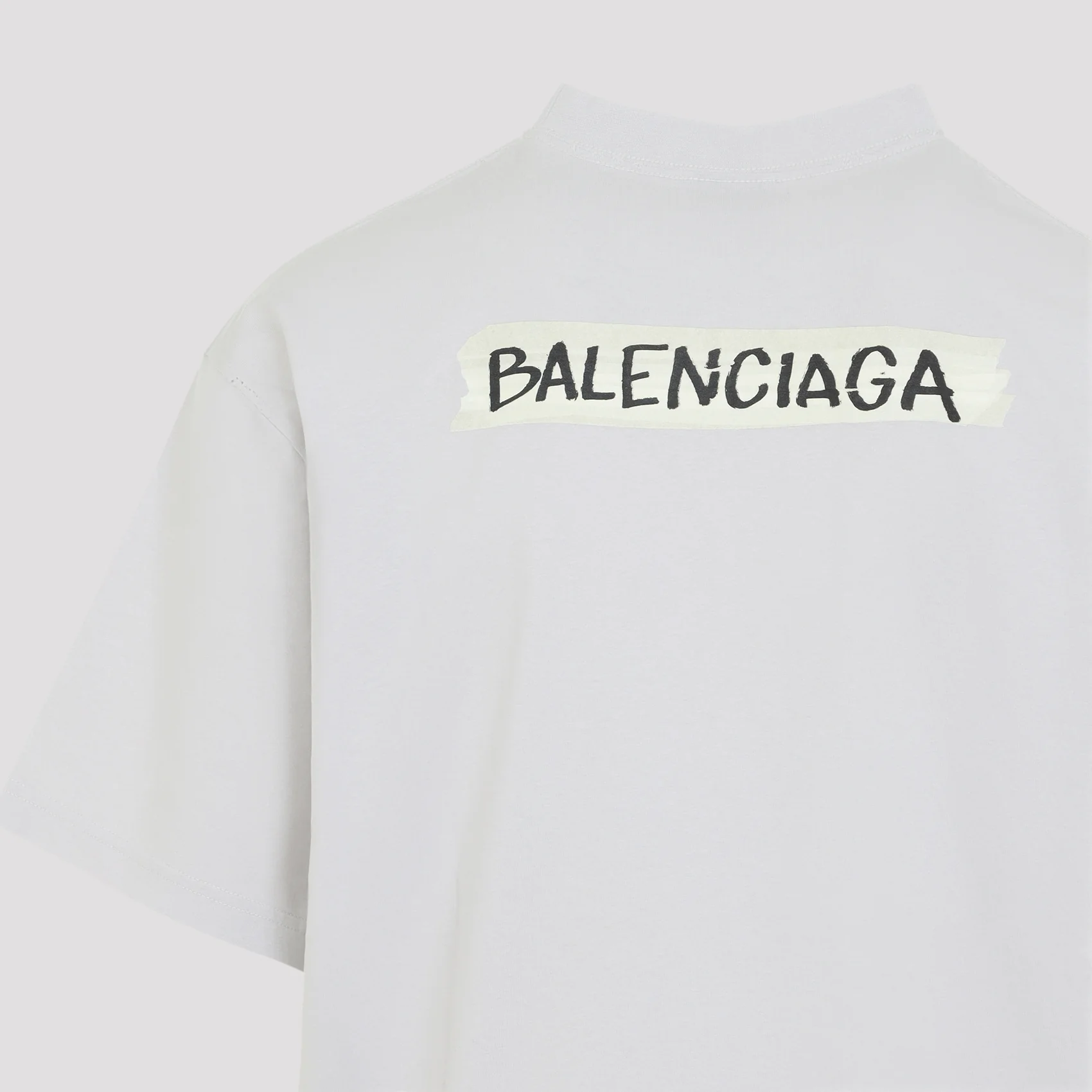 Balenciaga Men's Masking Tape Medium Fit T-shirt - Image 5