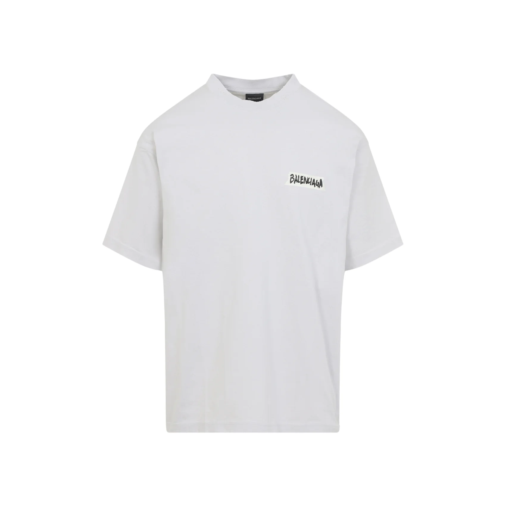 Balenciaga Men's Masking Tape Medium Fit T-shirt - Image 6