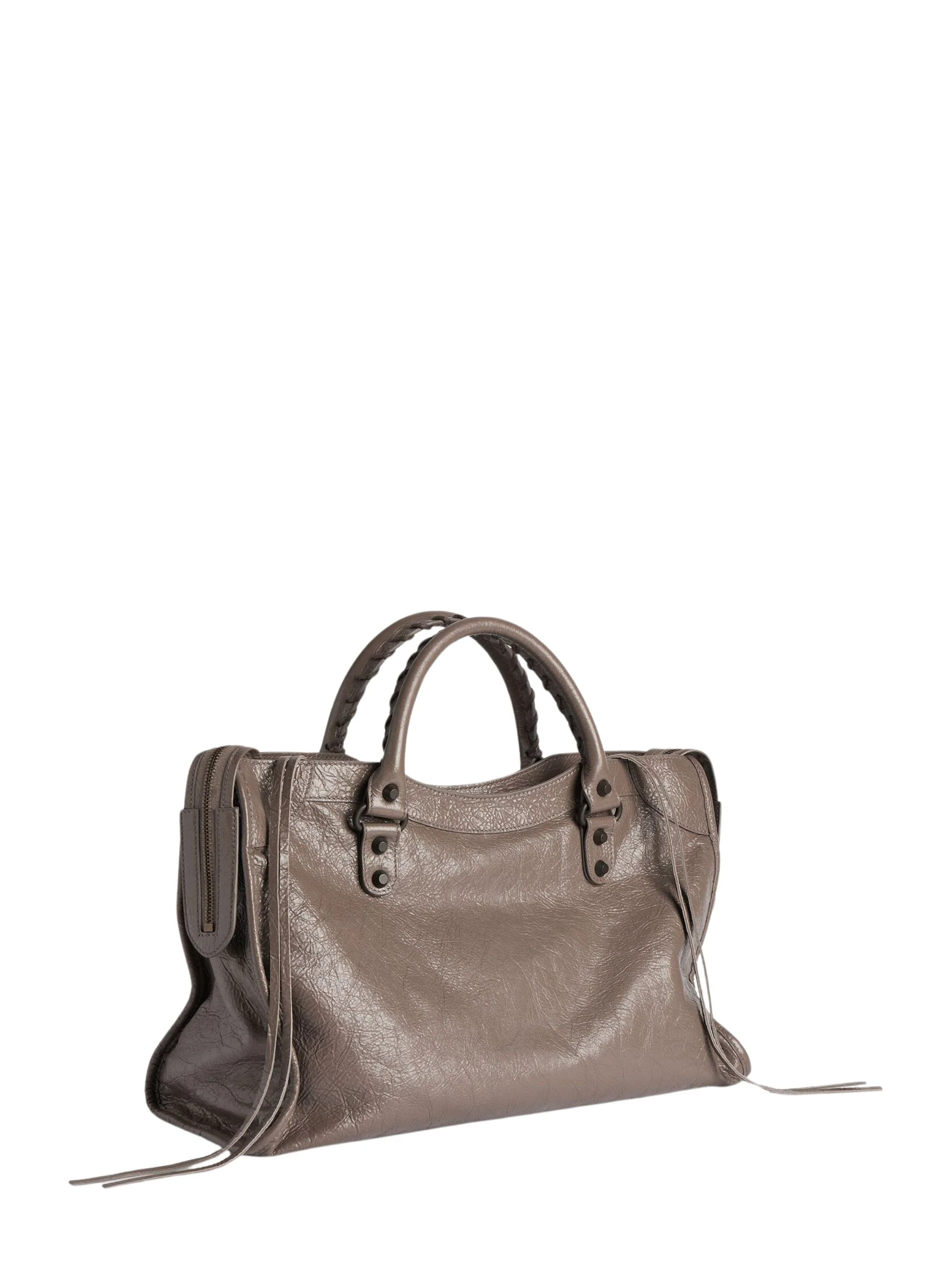 Balenciaga Mini Braided Handle Zip Top Bag - Image 3