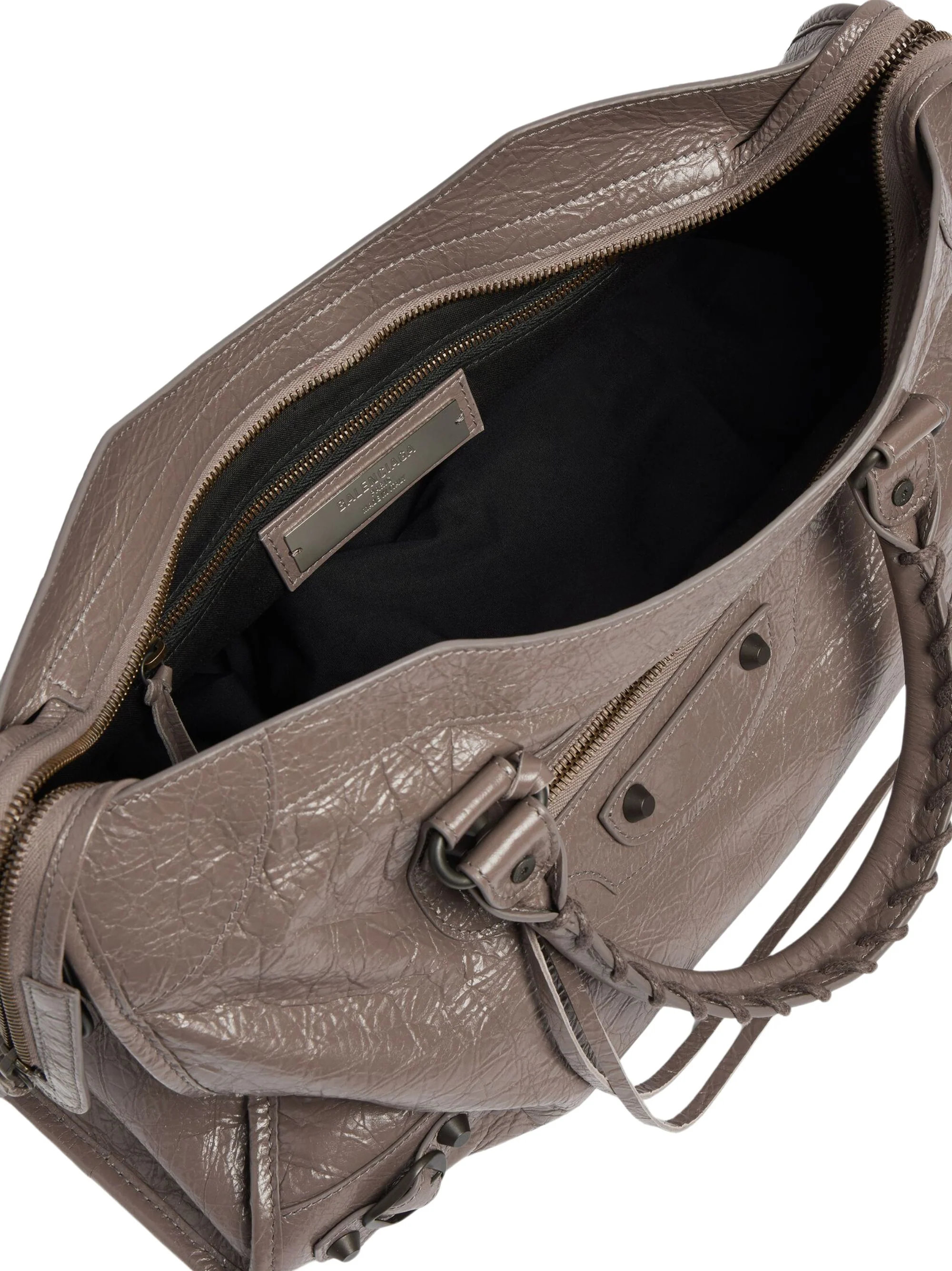 Balenciaga Mini Braided Handle Zip Top Bag - Image 5