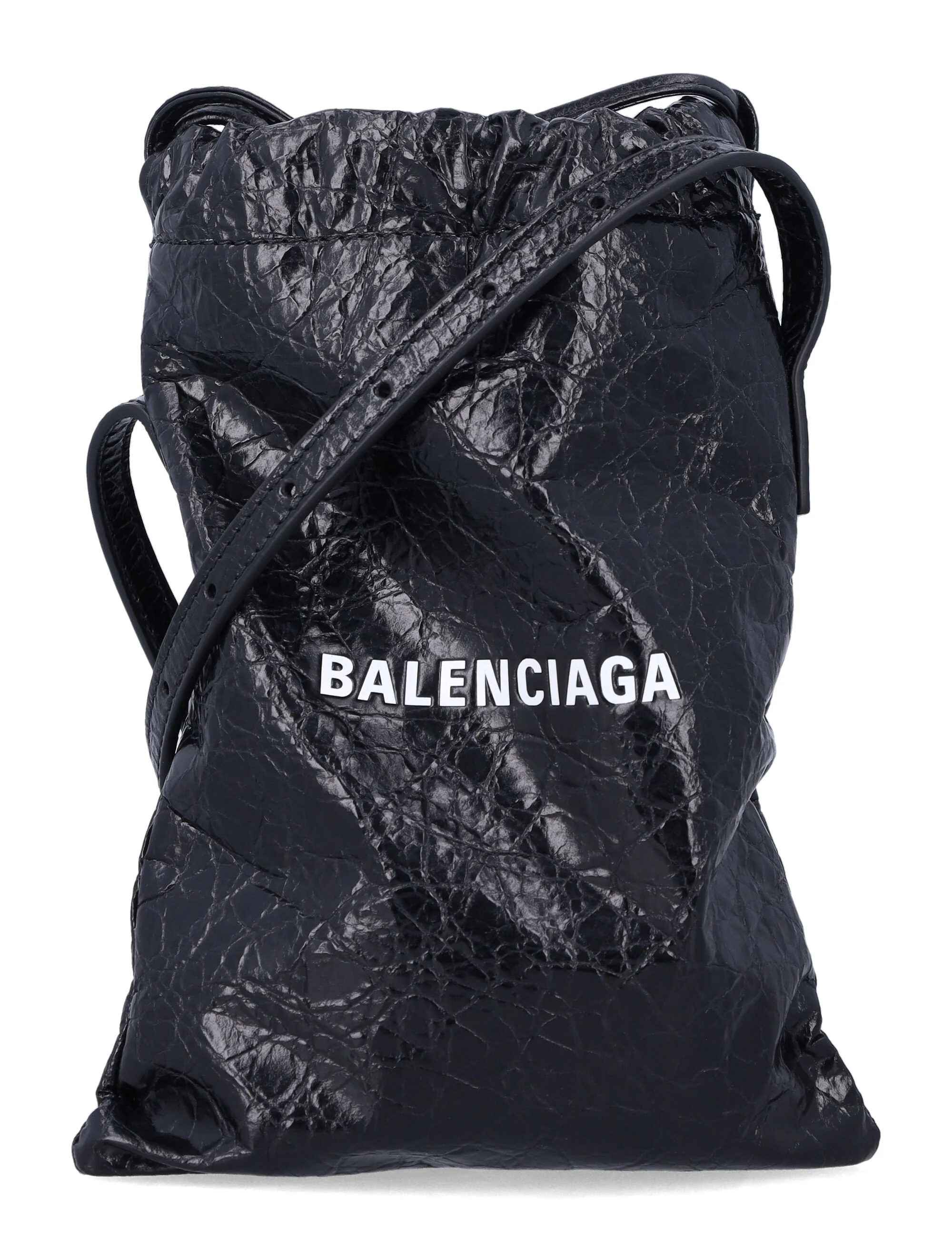 Balenciaga Mini Soft Leather Bag with Adjustable Strap