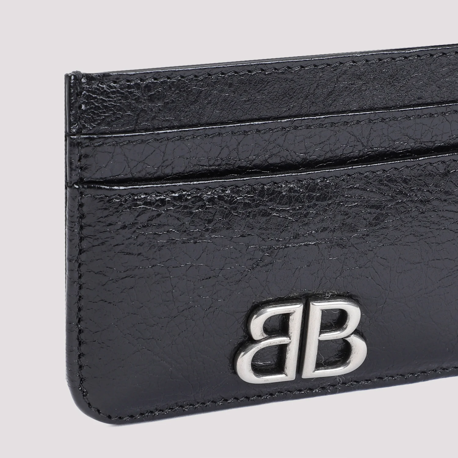 Balenciaga Monaco Metal Logo Card Holder - Image 5