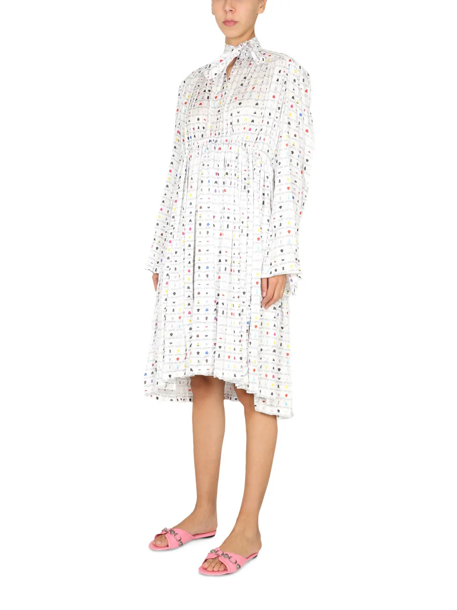 BALENCIAGA Paper Crush Floral Dress - Image 2