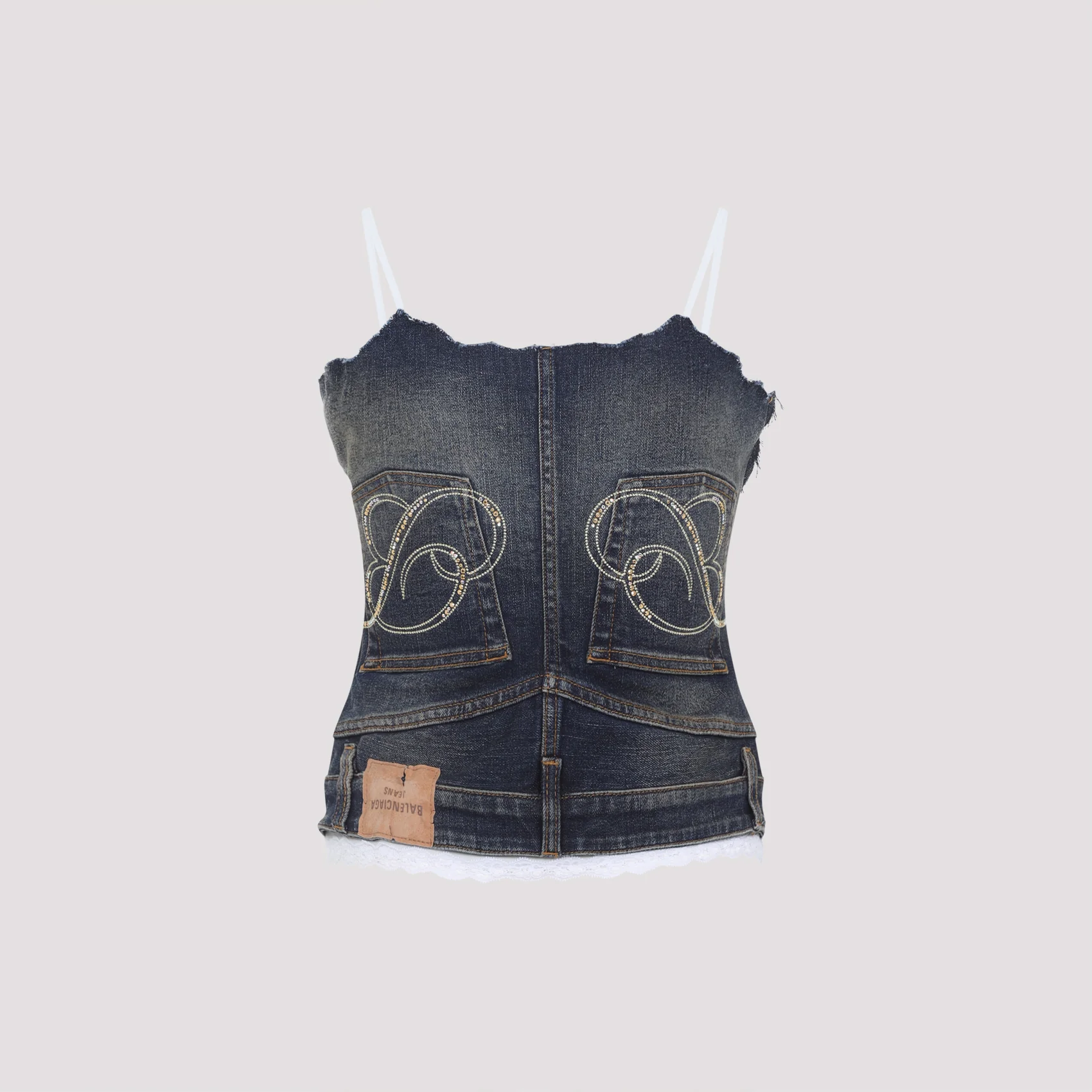 BALENCIAGA Patched Cotton Top - Image 4