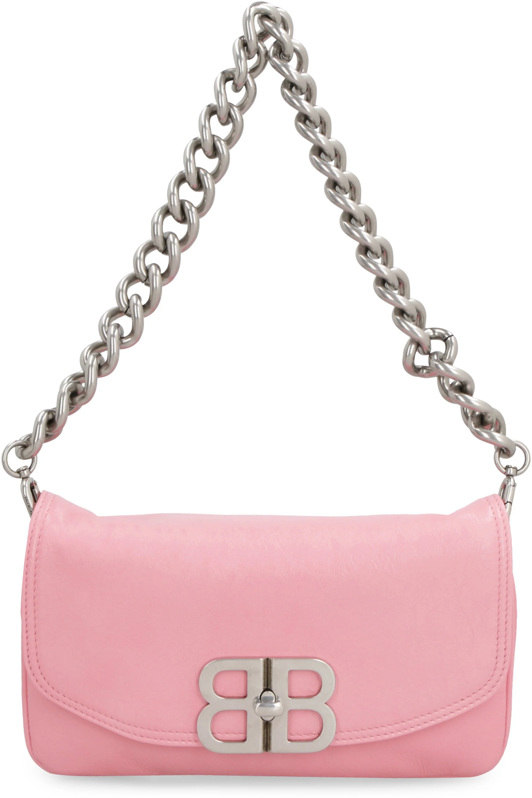 BALENCIAGA Small BB Soft Flap Leather Shoulder Bag - Image 2