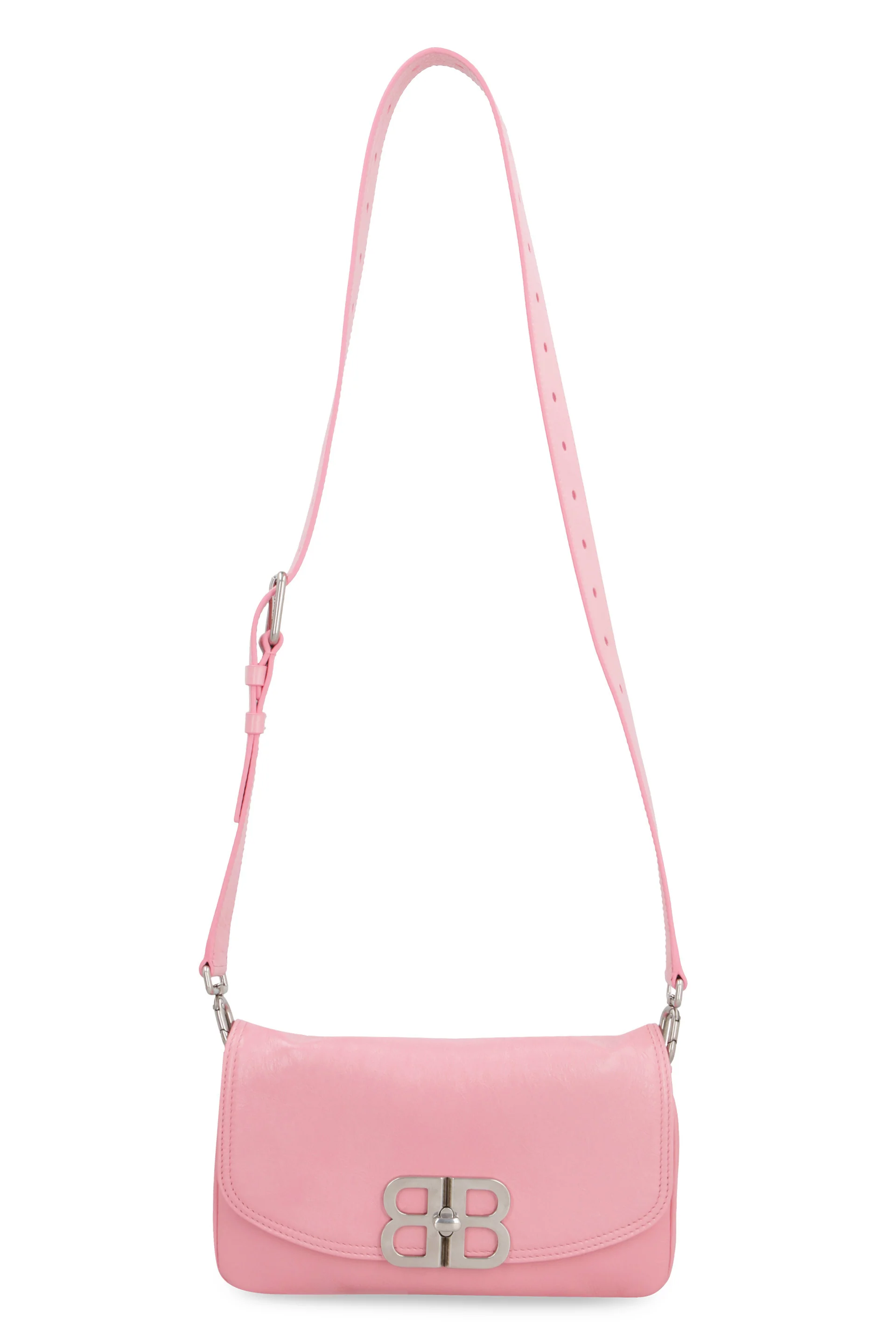 BALENCIAGA Small BB Soft Flap Leather Shoulder Bag - Image 5