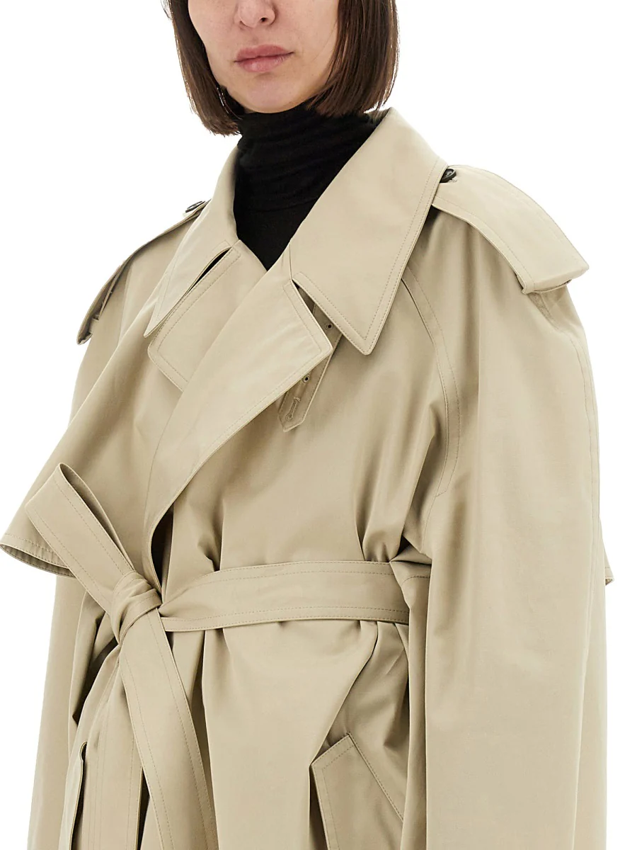 Balenciaga Trench Coat for Women - 180 cm Model Size 2 - Image 4