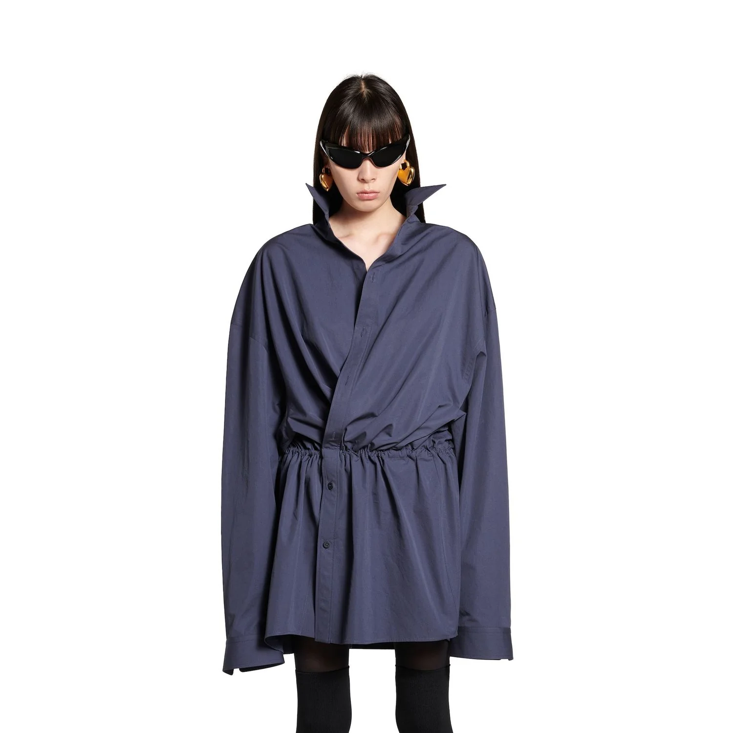 BALENCIAGA Women's Shirt Mini Dress - Image 3