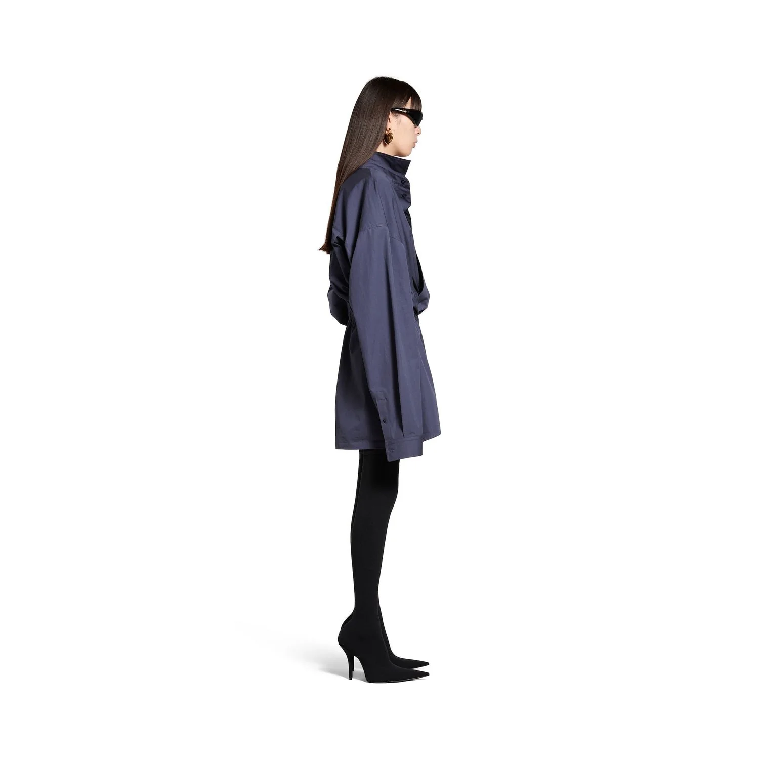 BALENCIAGA Women's Shirt Mini Dress - Image 5