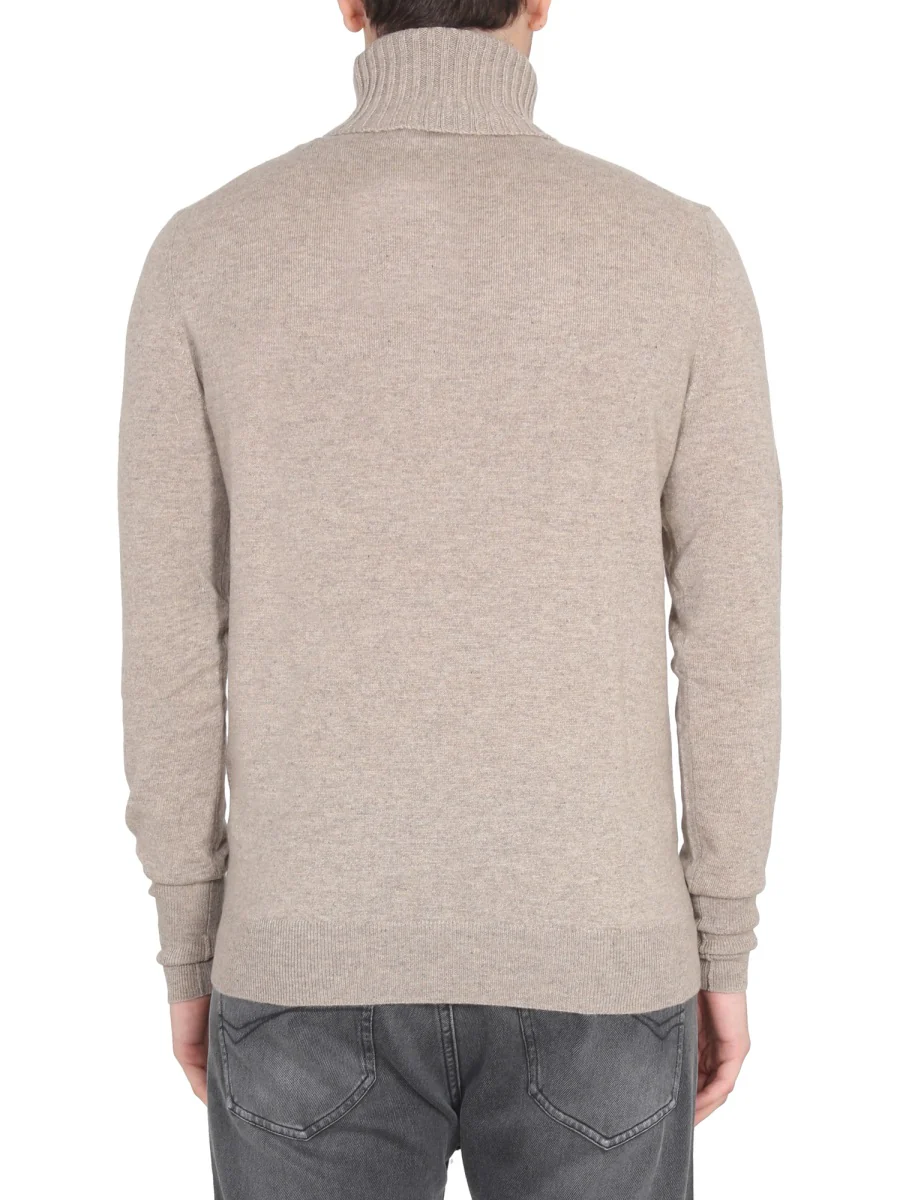 Ballantyne Cross-Neck Ribbed Turtleneck Sweater for Men - Image 3