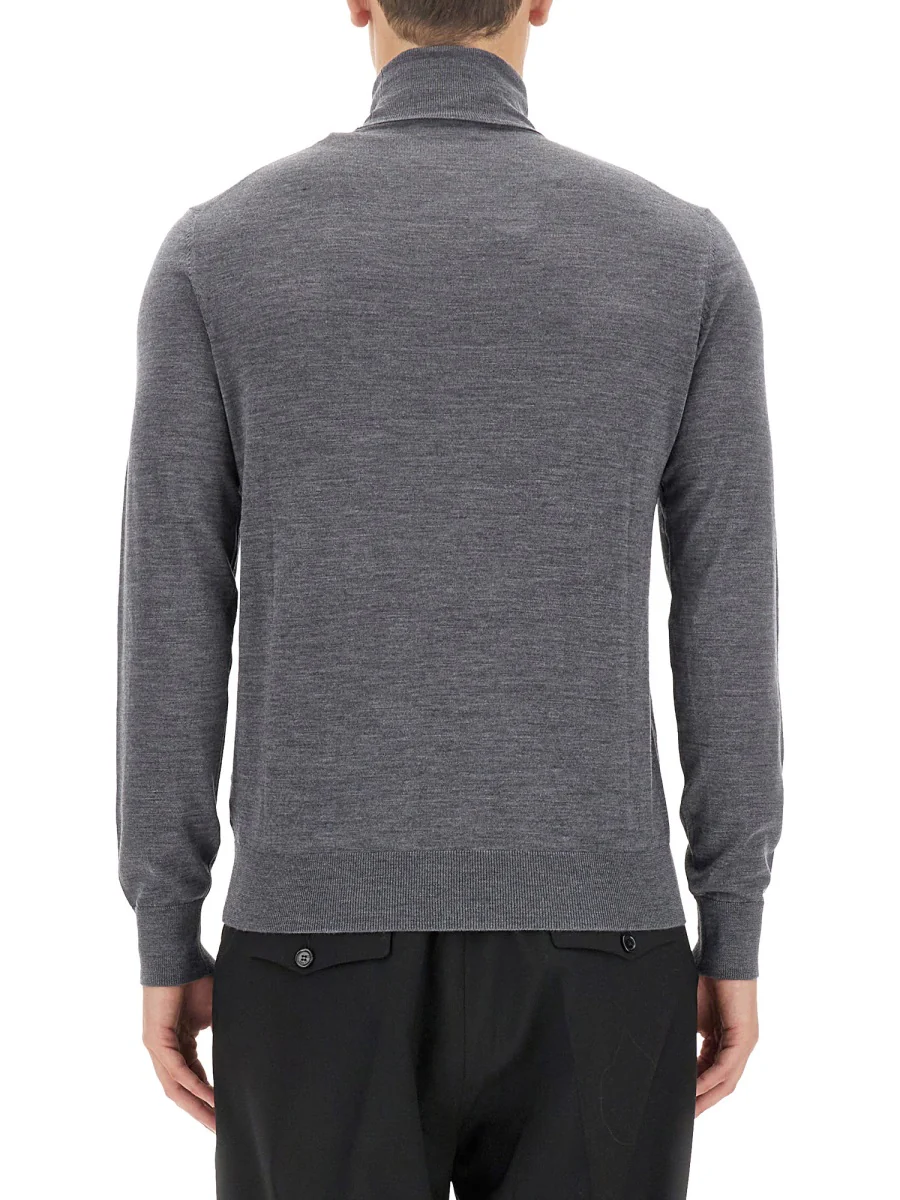 Ballantyne Men's Regular Fit Wool Turtleneck Sweater - Image 3