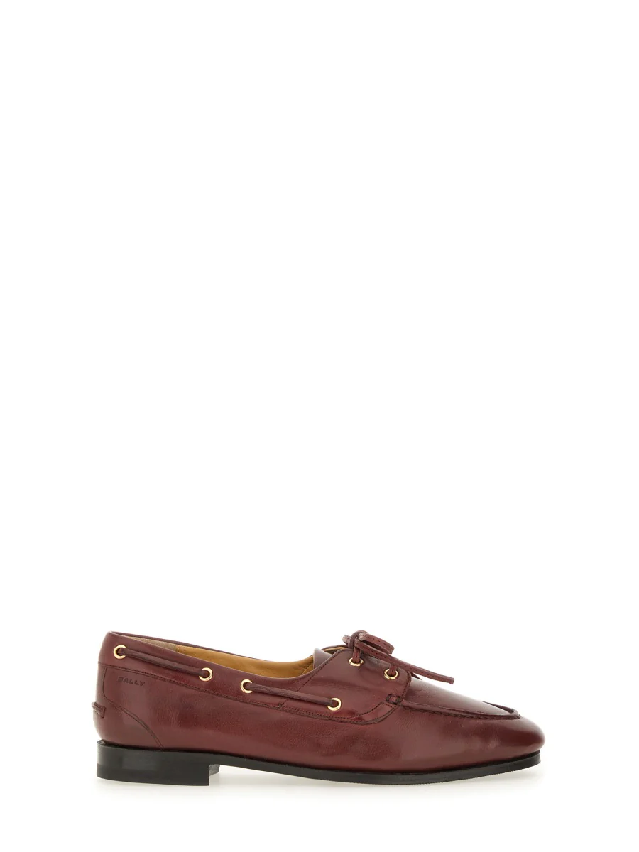 BALLY Pathy Leather Lace-up Loafers