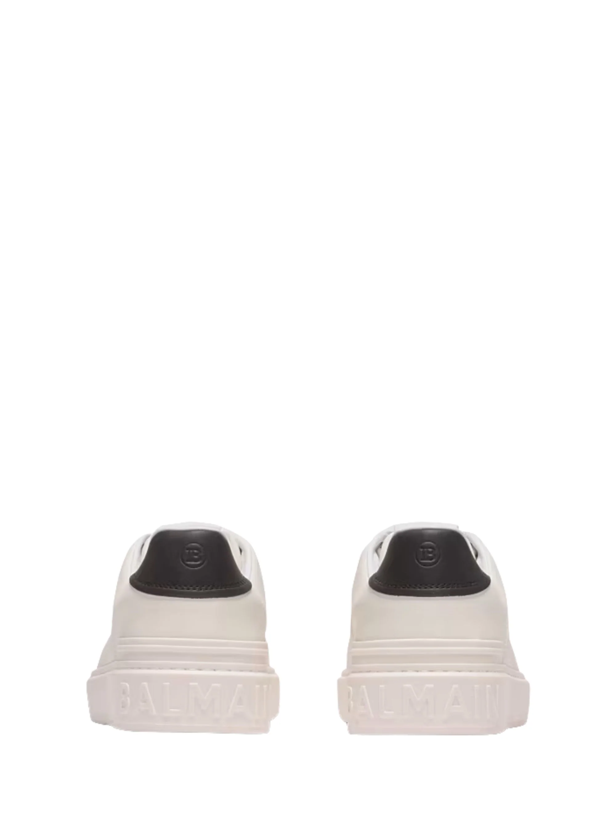 Balmain B-Court Trainers in Calfskin - Image 3