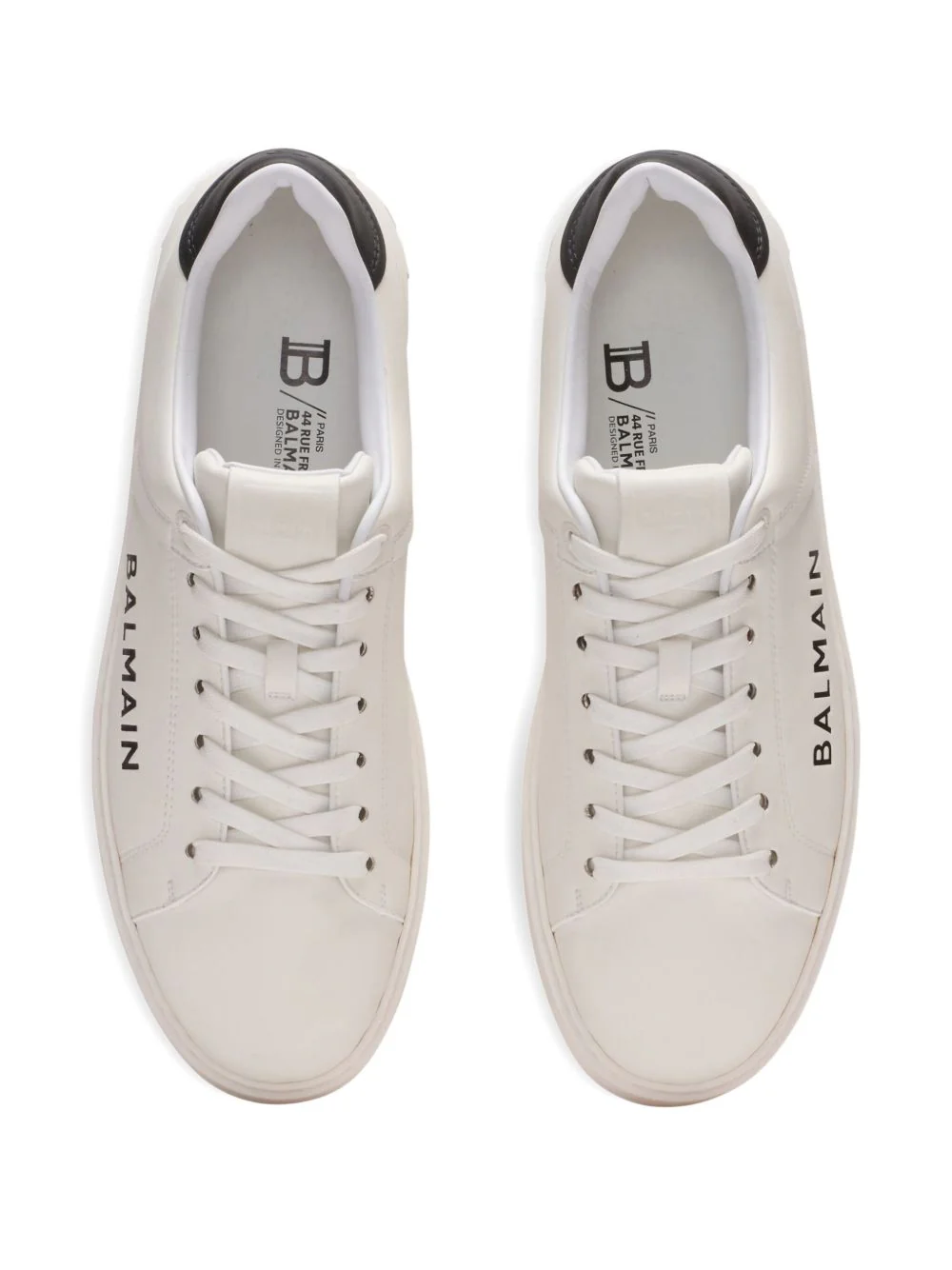 Balmain B-Court Trainers in Calfskin - Image 5