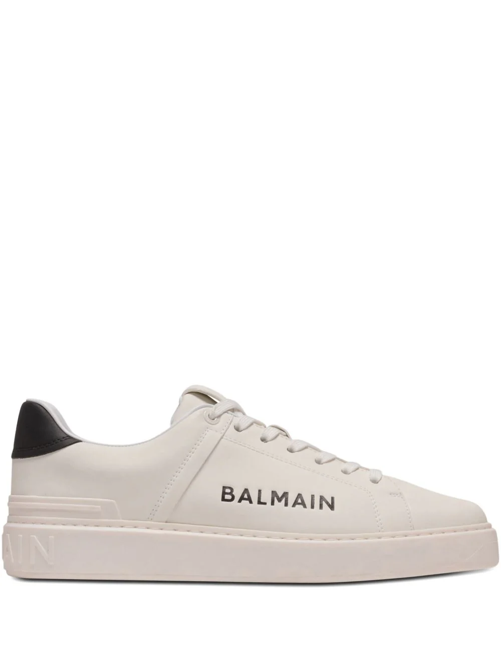 Balmain B-Court Trainers in Calfskin - Image 7