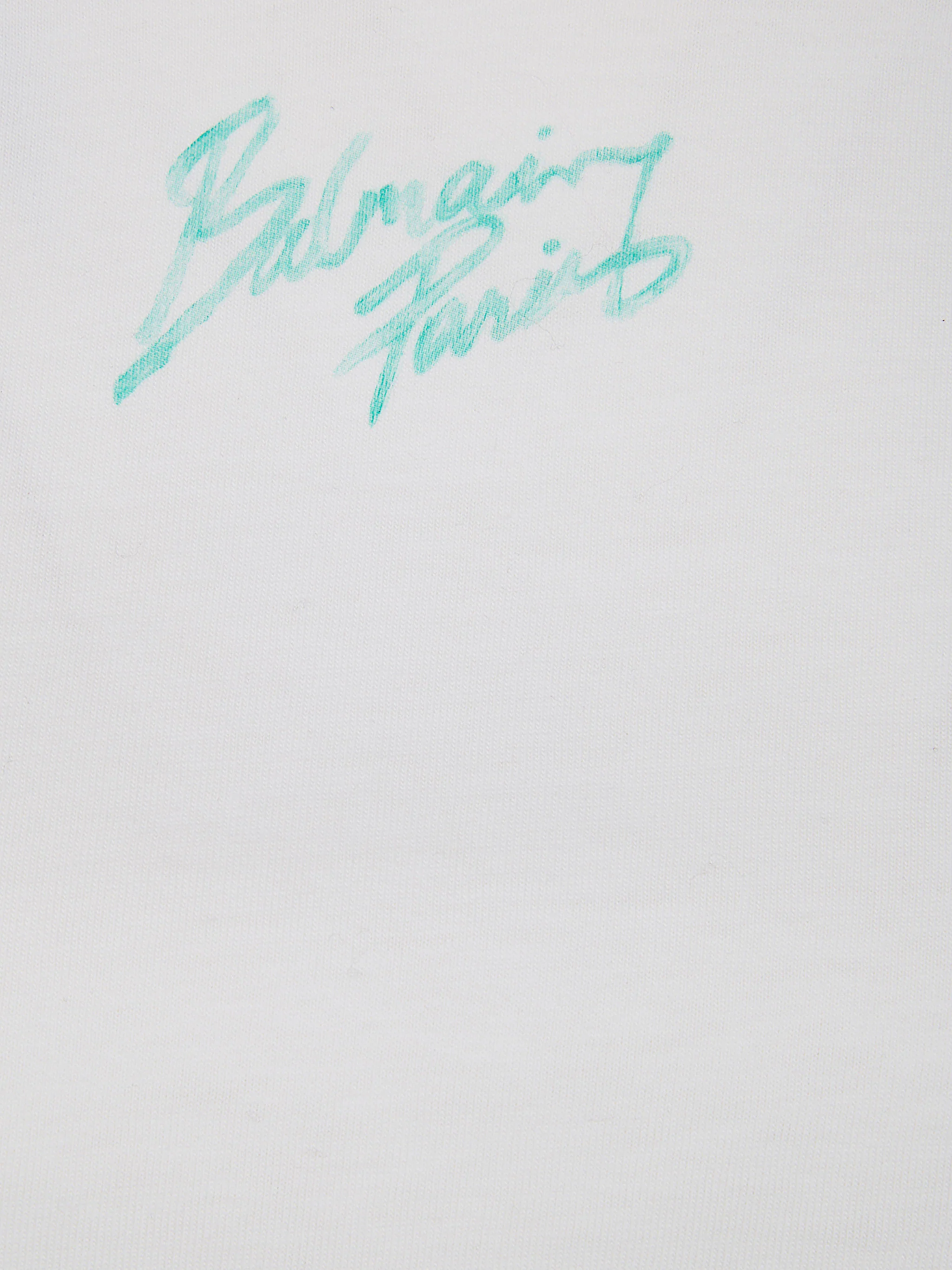 BALMAIN Cropped T-shirt with Logo - Image 3