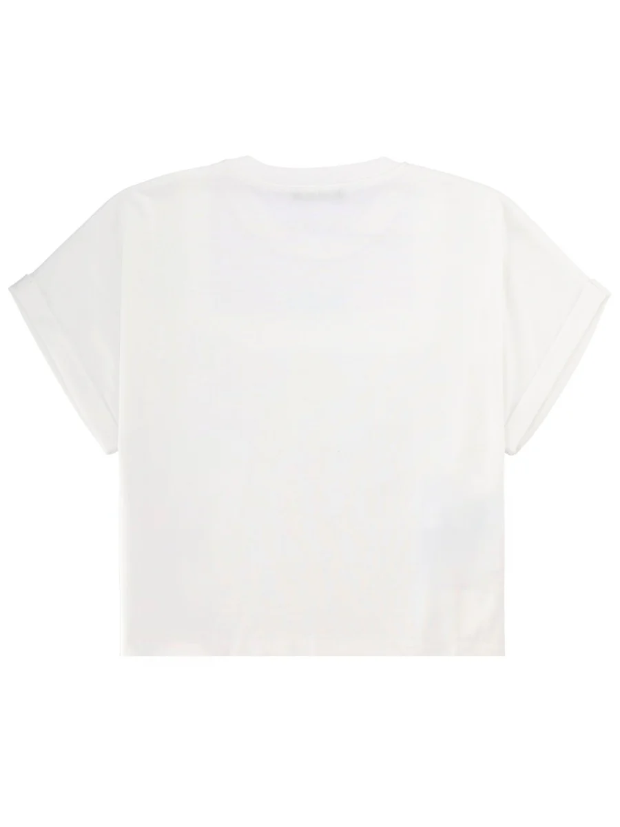 BALMAIN Cropped T-shirt with Logo - Image 5