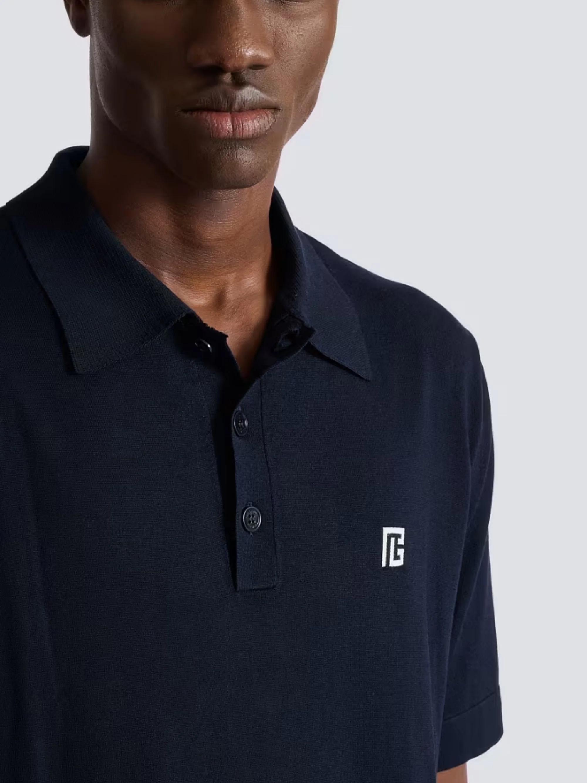 Balmain Embroidered Cotton Polo - Image 4
