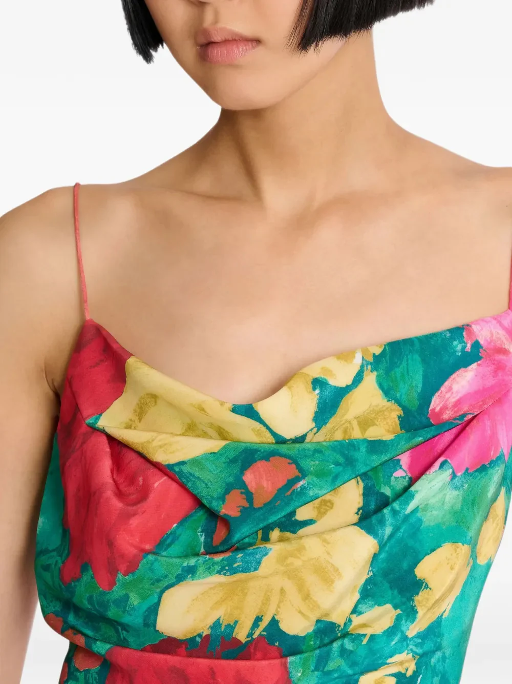 Balmain Flowing Fit Cowl Neck Top with Thin Straps - Size 36 - Image 4