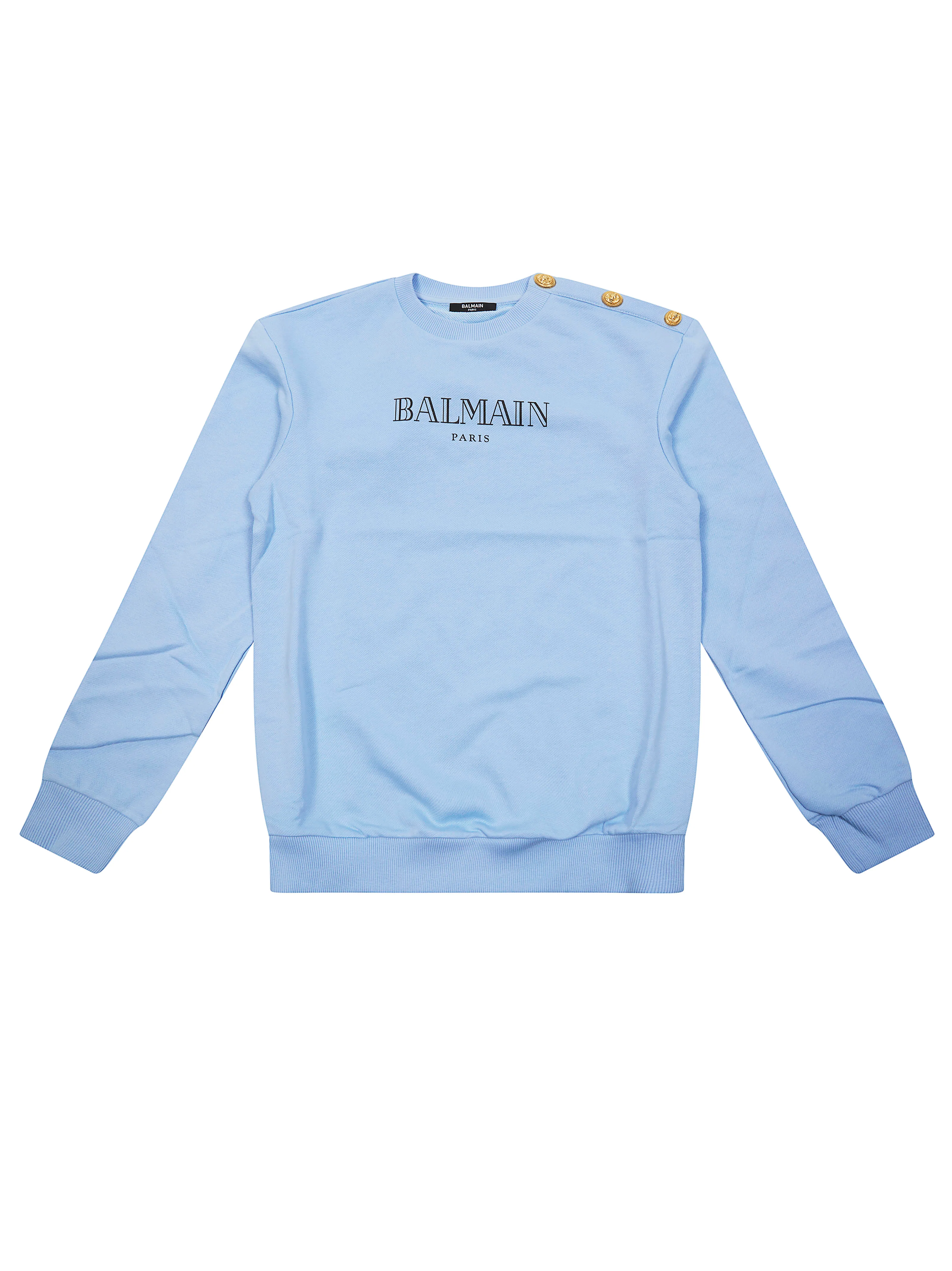 Balmain Junior Mini Logo Button Sweatshirt