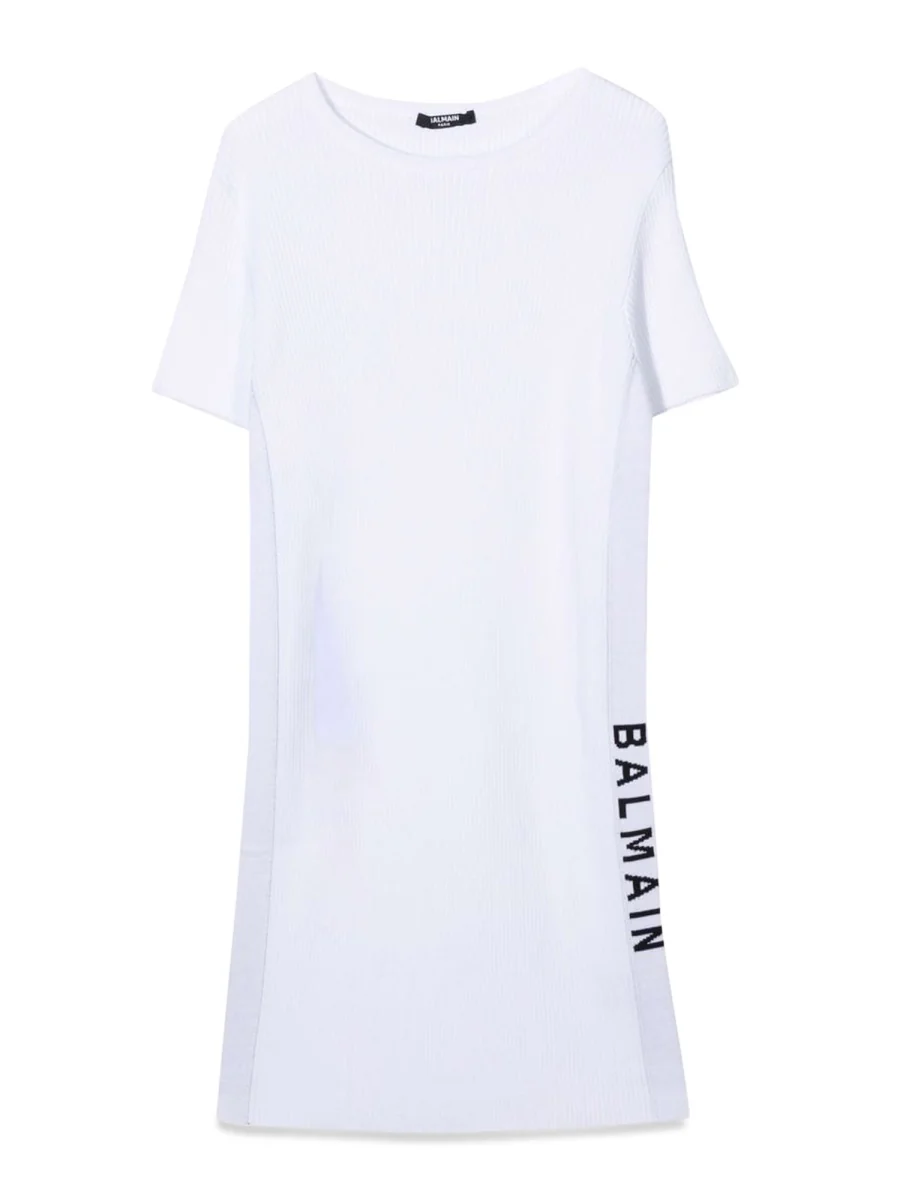 Balmain Logo Mini Dress