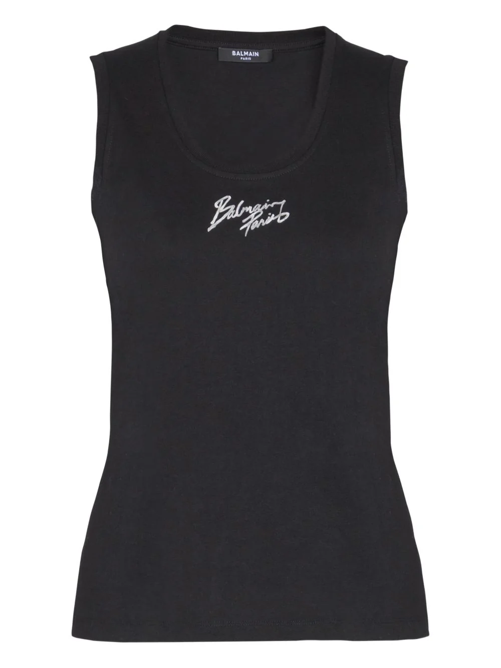 BALMAIN Logo-print Tank Top