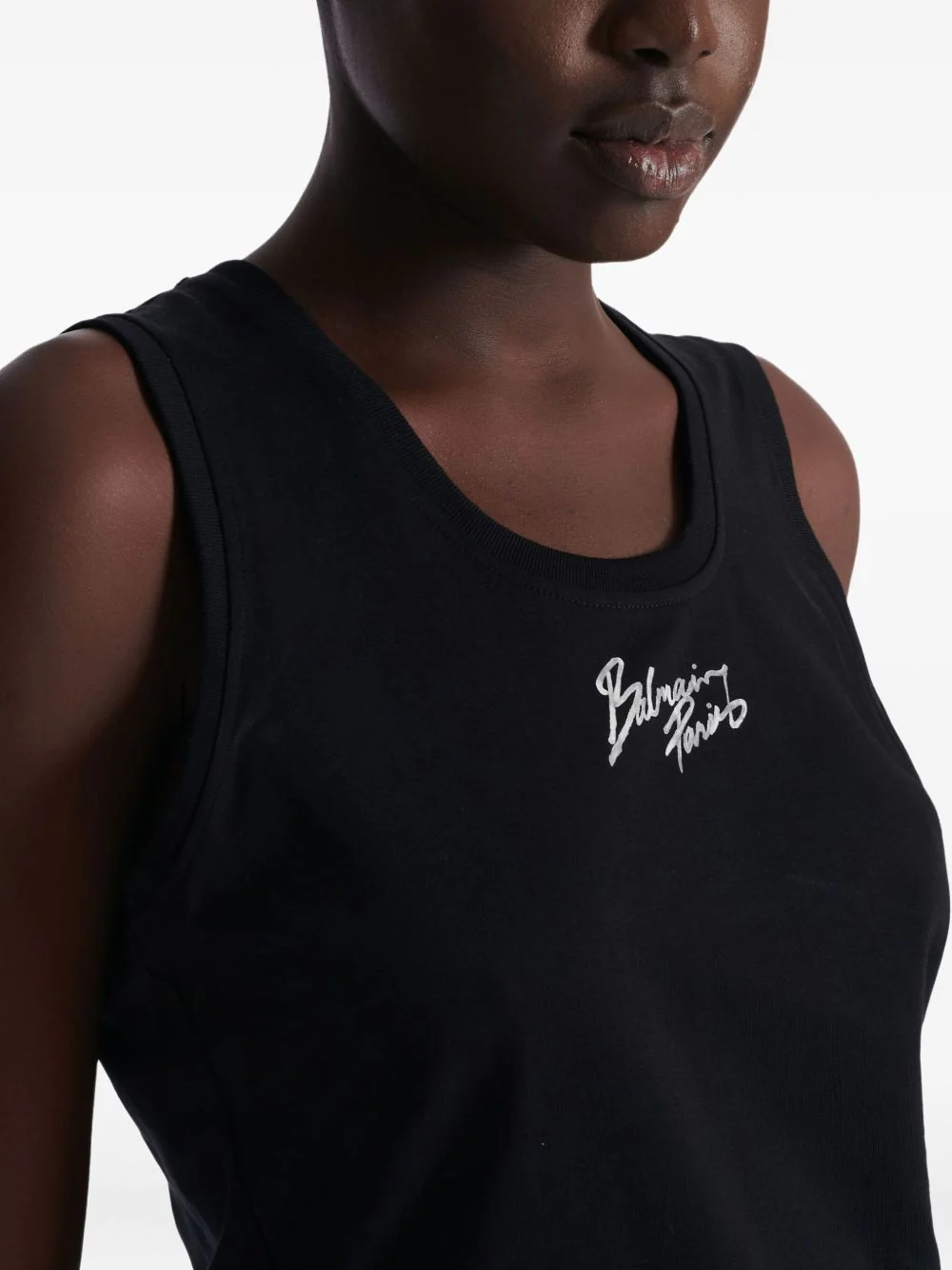 BALMAIN Logo-print Tank Top - Image 3