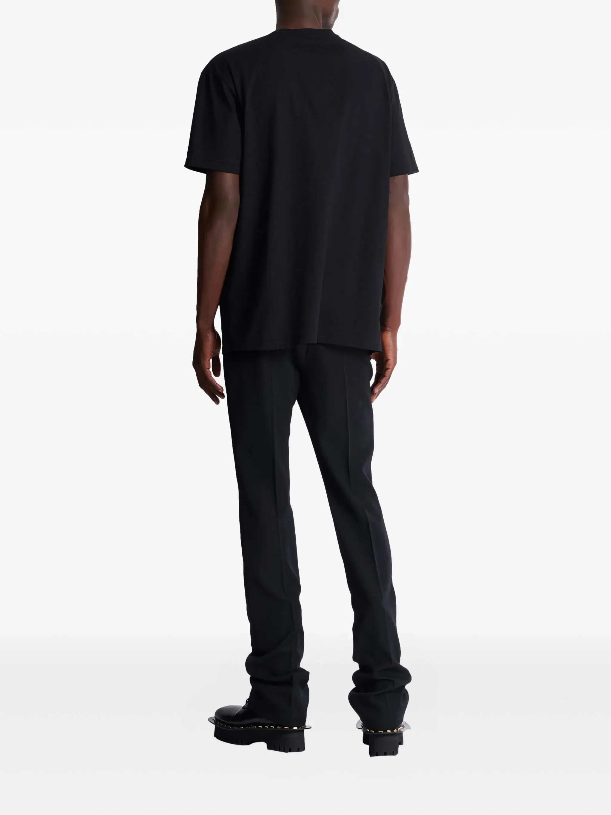 Balmain Men's Graphic Print T-Shirt - Size M - Image 4