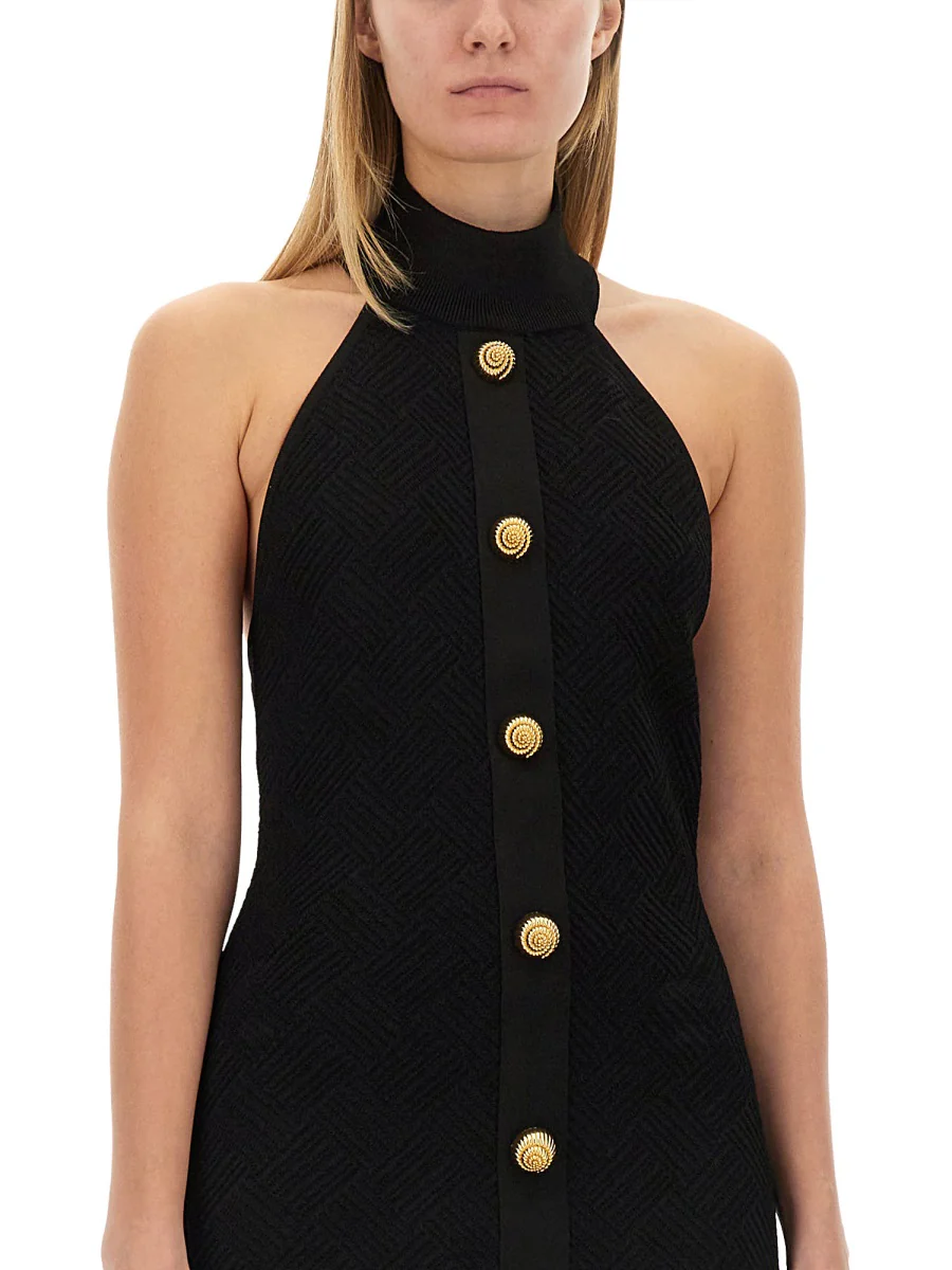 BALMAIN MINI VICHY DRESS - Image 4
