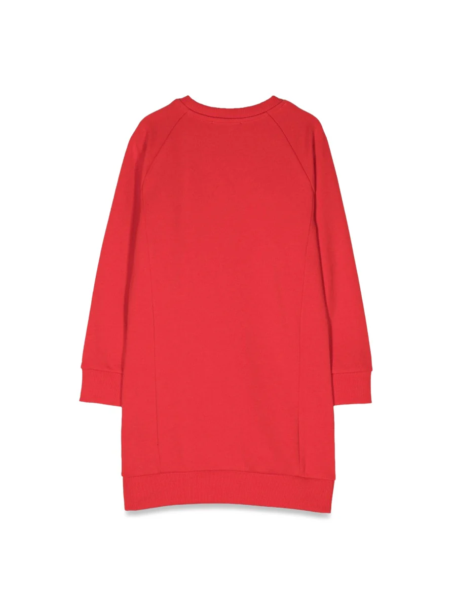 BALMAIN Ml Sweatshirt Dress Logo and Buttons - Image 2